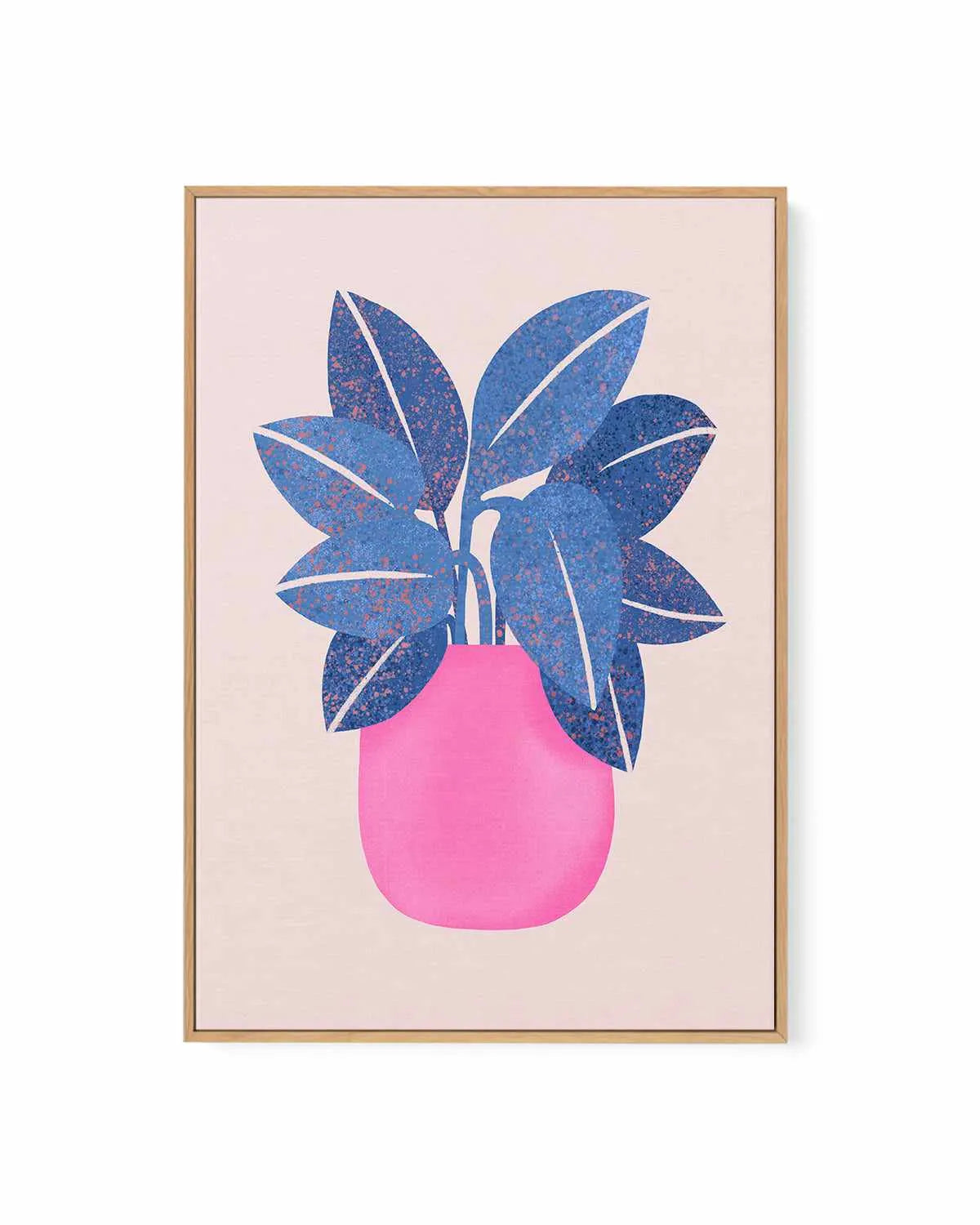 Abstract Blue Paint | Framed Canvas Art Print from Olive et Oriel where you can shop wallpaper and artworks online