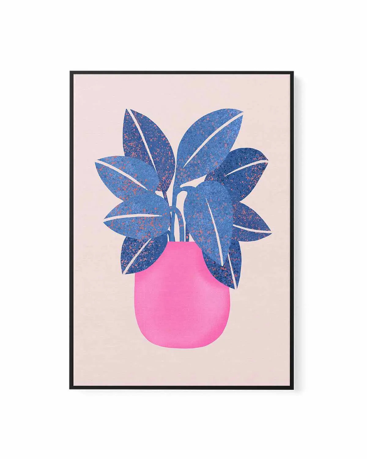 Abstract Blue Paint | Framed Canvas Art Print from Olive et Oriel where you can shop wallpaper and artworks online