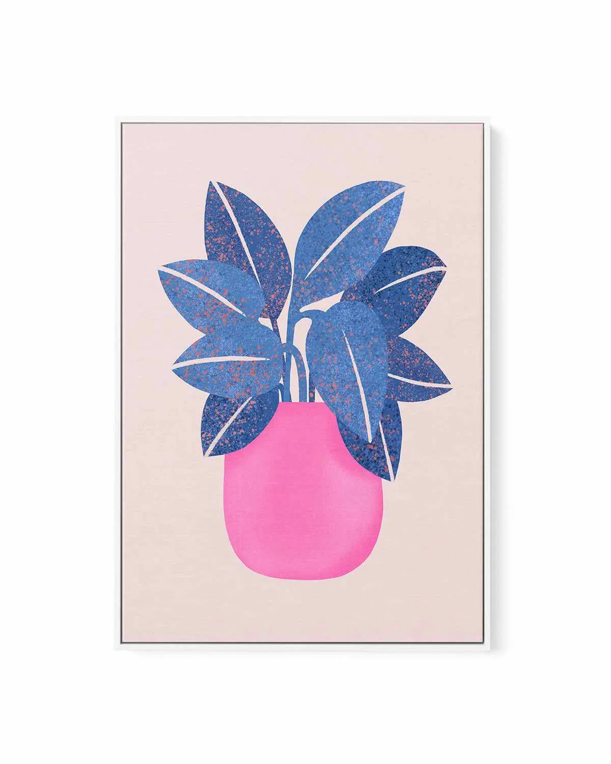 Abstract Blue Paint | Framed Canvas Art Print from Olive et Oriel where you can shop wallpaper and artworks online