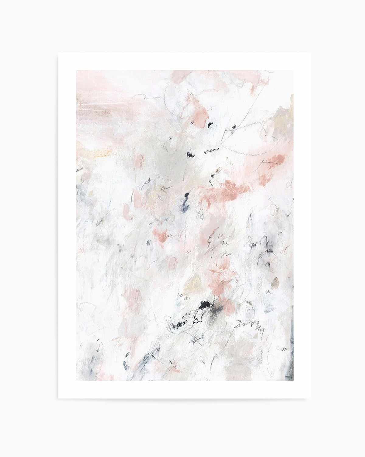 Abstract Blush II Art Print