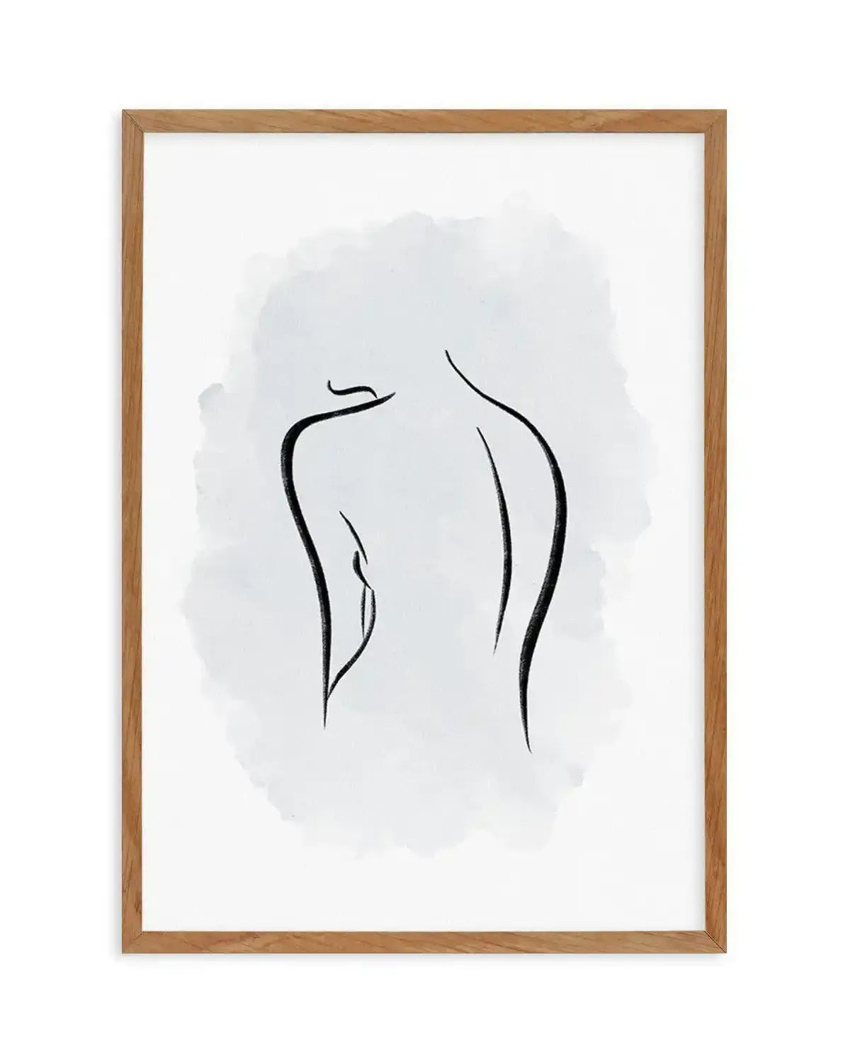 Abstract Body I | Periwinkle Blue Art Print-PRINT-Olive et Oriel-Olive et Oriel-Buy-Australian-Art-Prints-Online-with-Olive-et-Oriel-Your-Artwork-Specialists-Austrailia-Decorate-With-Coastal-Photo-Wall-Art-Prints-From-Our-Beach-House-Artwork-Collection-Fine-Poster-and-Framed-Artwork