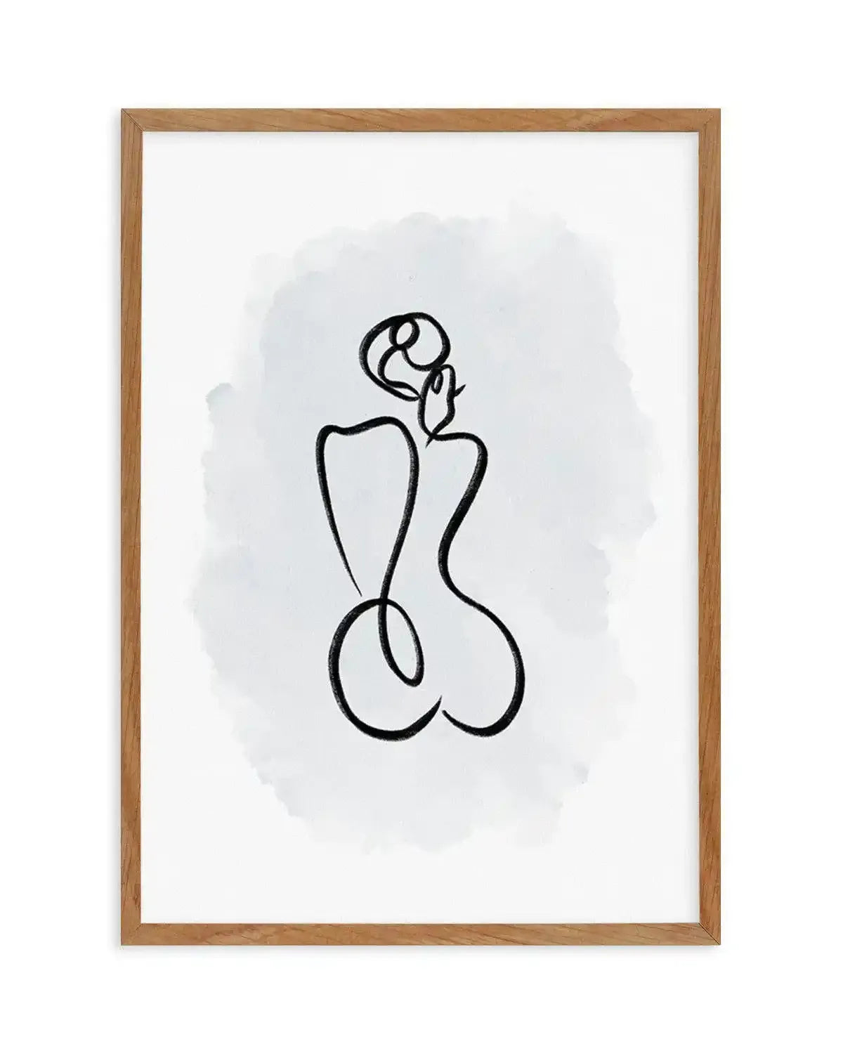 Abstract Body II | Periwinkle Blue Art Print-PRINT-Olive et Oriel-Olive et Oriel-Buy-Australian-Art-Prints-Online-with-Olive-et-Oriel-Your-Artwork-Specialists-Austrailia-Decorate-With-Coastal-Photo-Wall-Art-Prints-From-Our-Beach-House-Artwork-Collection-Fine-Poster-and-Framed-Artwork