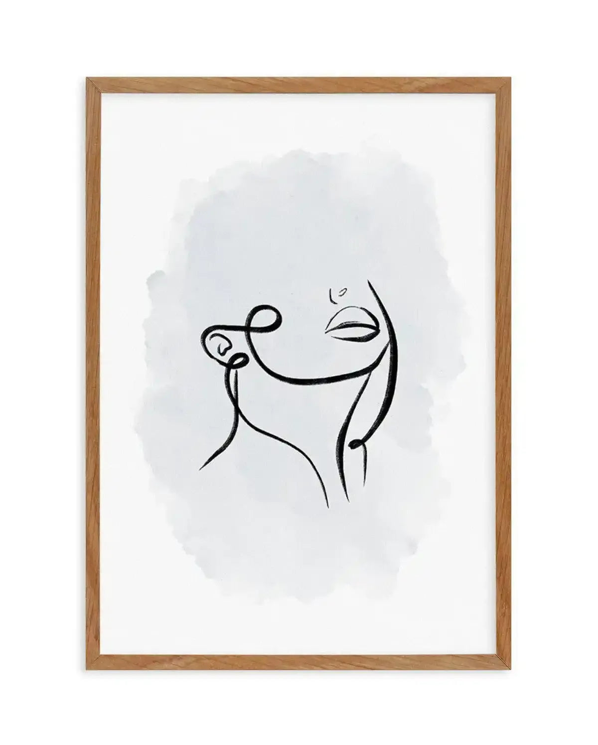 Abstract Body III | Periwinkle Blue Art Print-PRINT-Olive et Oriel-Olive et Oriel-Buy-Australian-Art-Prints-Online-with-Olive-et-Oriel-Your-Artwork-Specialists-Austrailia-Decorate-With-Coastal-Photo-Wall-Art-Prints-From-Our-Beach-House-Artwork-Collection-Fine-Poster-and-Framed-Artwork