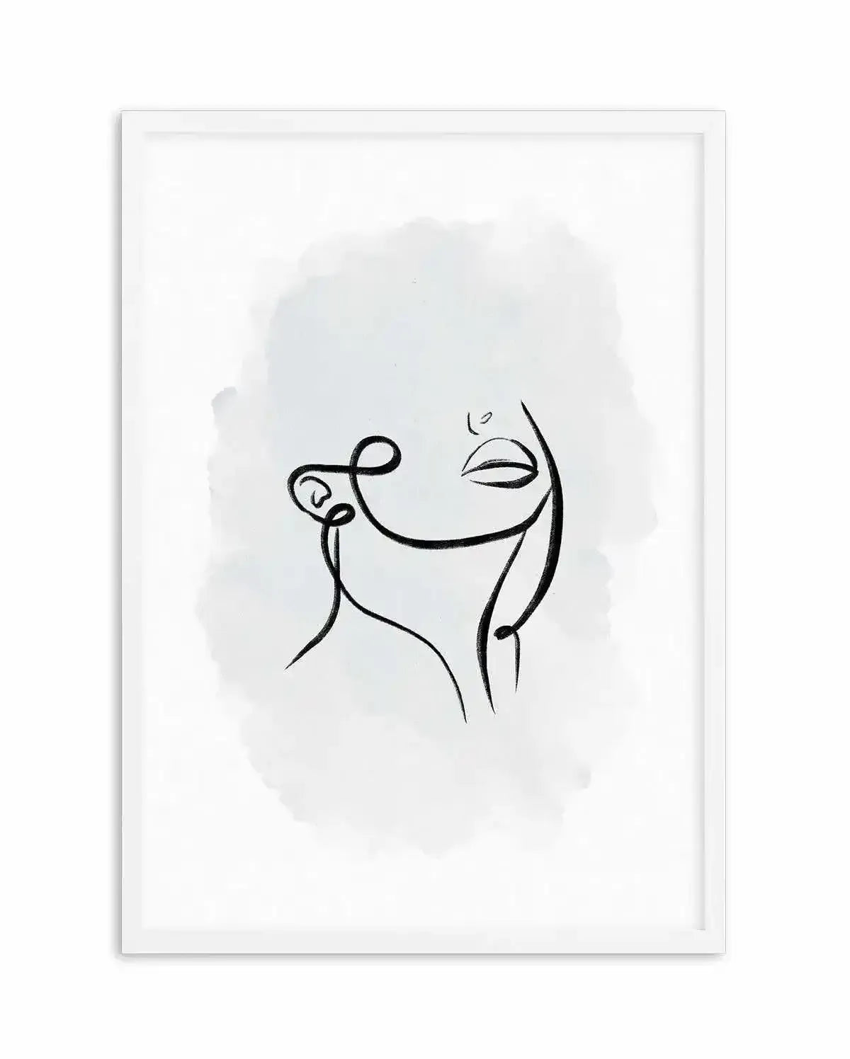 Abstract Body III | Periwinkle Blue Art Print-PRINT-Olive et Oriel-Olive et Oriel-A5 | 5.8" x 8.3" | 14.8 x 21cm-White-With White Border-Buy-Australian-Art-Prints-Online-with-Olive-et-Oriel-Your-Artwork-Specialists-Austrailia-Decorate-With-Coastal-Photo-Wall-Art-Prints-From-Our-Beach-House-Artwork-Collection-Fine-Poster-and-Framed-Artwork