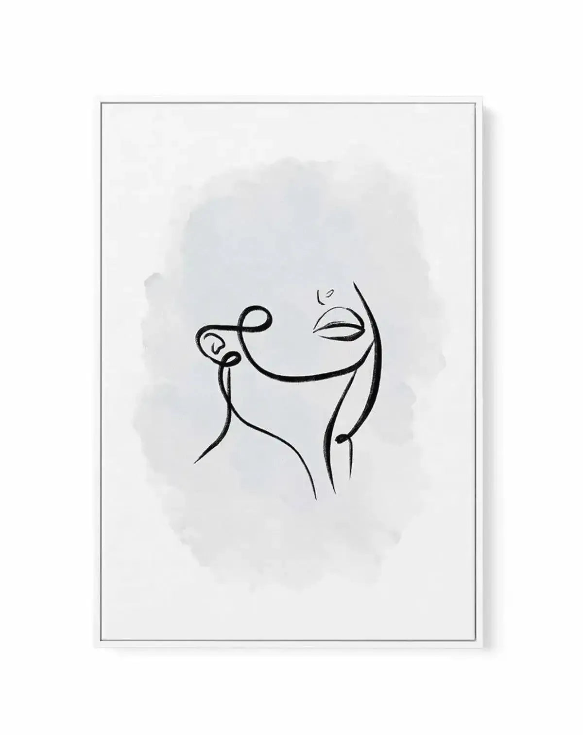 Abstract Body III | Periwinkle Blue | Framed Canvas-CANVAS-You can shop wall art online with Olive et Oriel for everything from abstract art to fun kids wall art. Our beautiful modern art prints and canvas art are available from large canvas prints to wall art paintings and our proudly Australian artwork collection offers only the highest quality framed large wall art and canvas art Australia - You can buy fashion photography prints or Hampton print posters and paintings on canvas from Olive et 