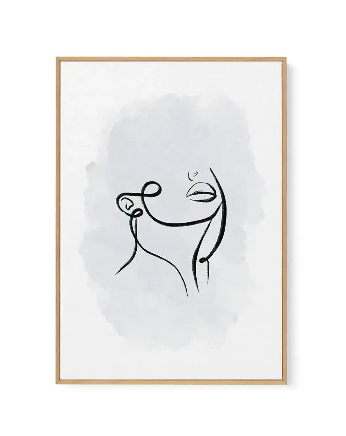 Abstract Body III | Periwinkle Blue | Framed Canvas-CANVAS-You can shop wall art online with Olive et Oriel for everything from abstract art to fun kids wall art. Our beautiful modern art prints and canvas art are available from large canvas prints to wall art paintings and our proudly Australian artwork collection offers only the highest quality framed large wall art and canvas art Australia - You can buy fashion photography prints or Hampton print posters and paintings on canvas from Olive et 