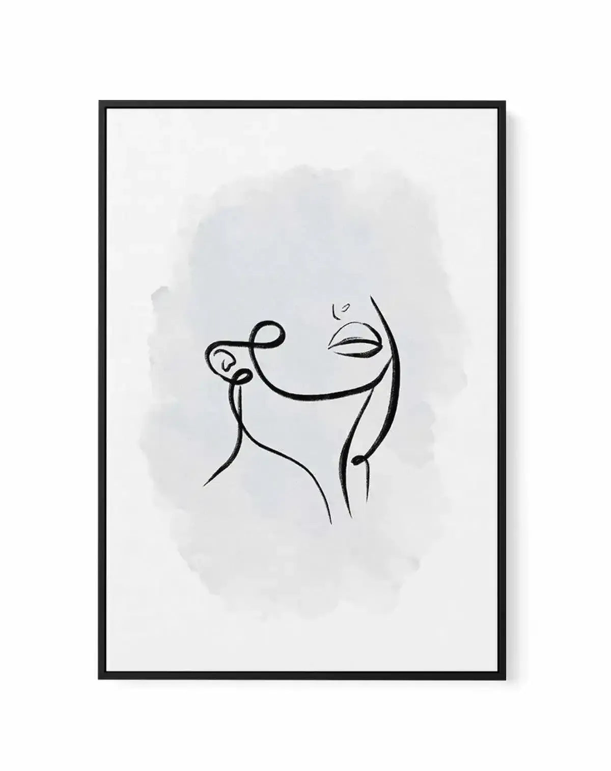 Abstract Body III | Periwinkle Blue | Framed Canvas-CANVAS-You can shop wall art online with Olive et Oriel for everything from abstract art to fun kids wall art. Our beautiful modern art prints and canvas art are available from large canvas prints to wall art paintings and our proudly Australian artwork collection offers only the highest quality framed large wall art and canvas art Australia - You can buy fashion photography prints or Hampton print posters and paintings on canvas from Olive et 