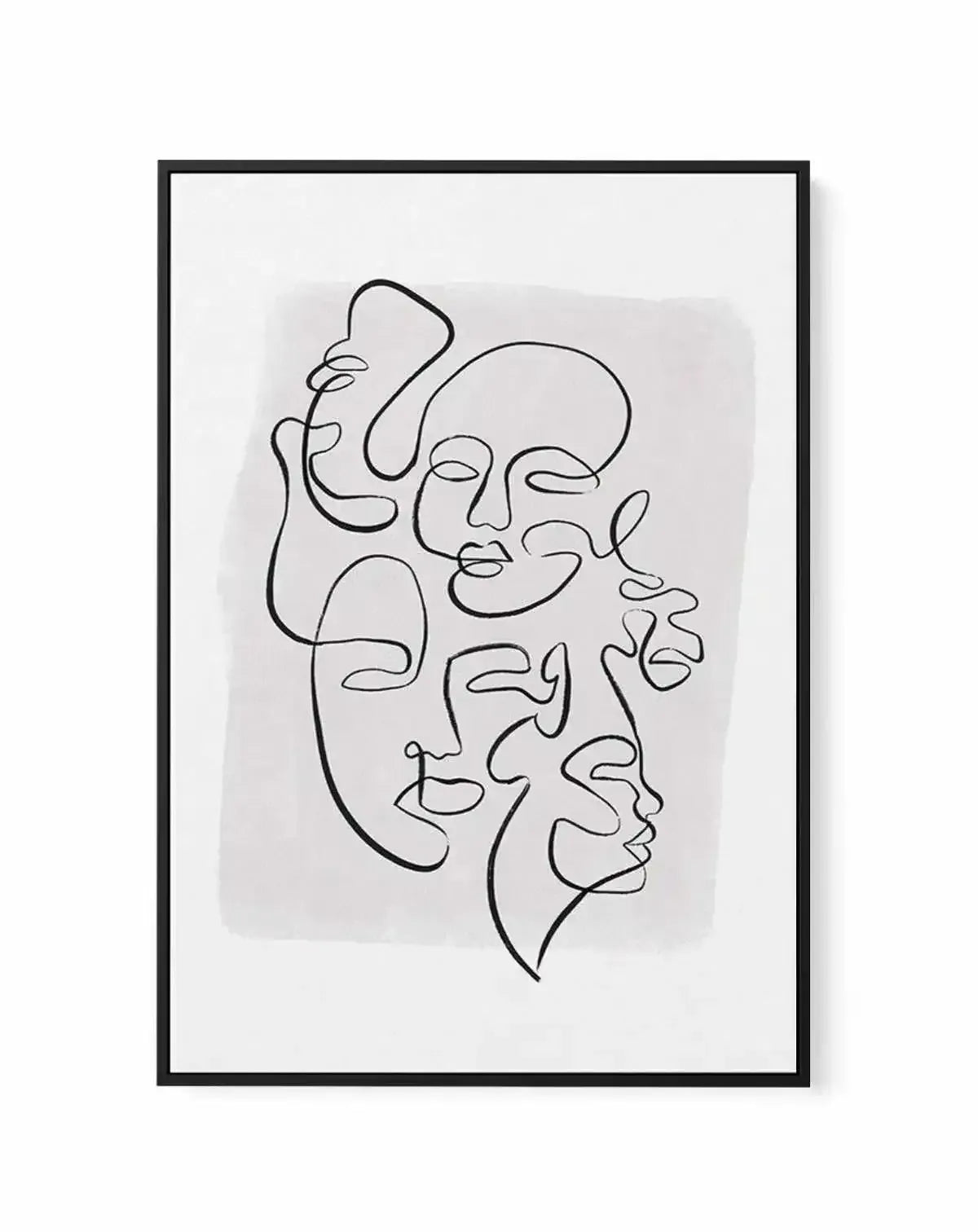 Abstract Faces I | Rouge | Framed Canvas-CANVAS-You can shop wall art online with Olive et Oriel for everything from abstract art to fun kids wall art. Our beautiful modern art prints and canvas art are available from large canvas prints to wall art paintings and our proudly Australian artwork collection offers only the highest quality framed large wall art and canvas art Australia - You can buy fashion photography prints or Hampton print posters and paintings on canvas from Olive et Oriel and h