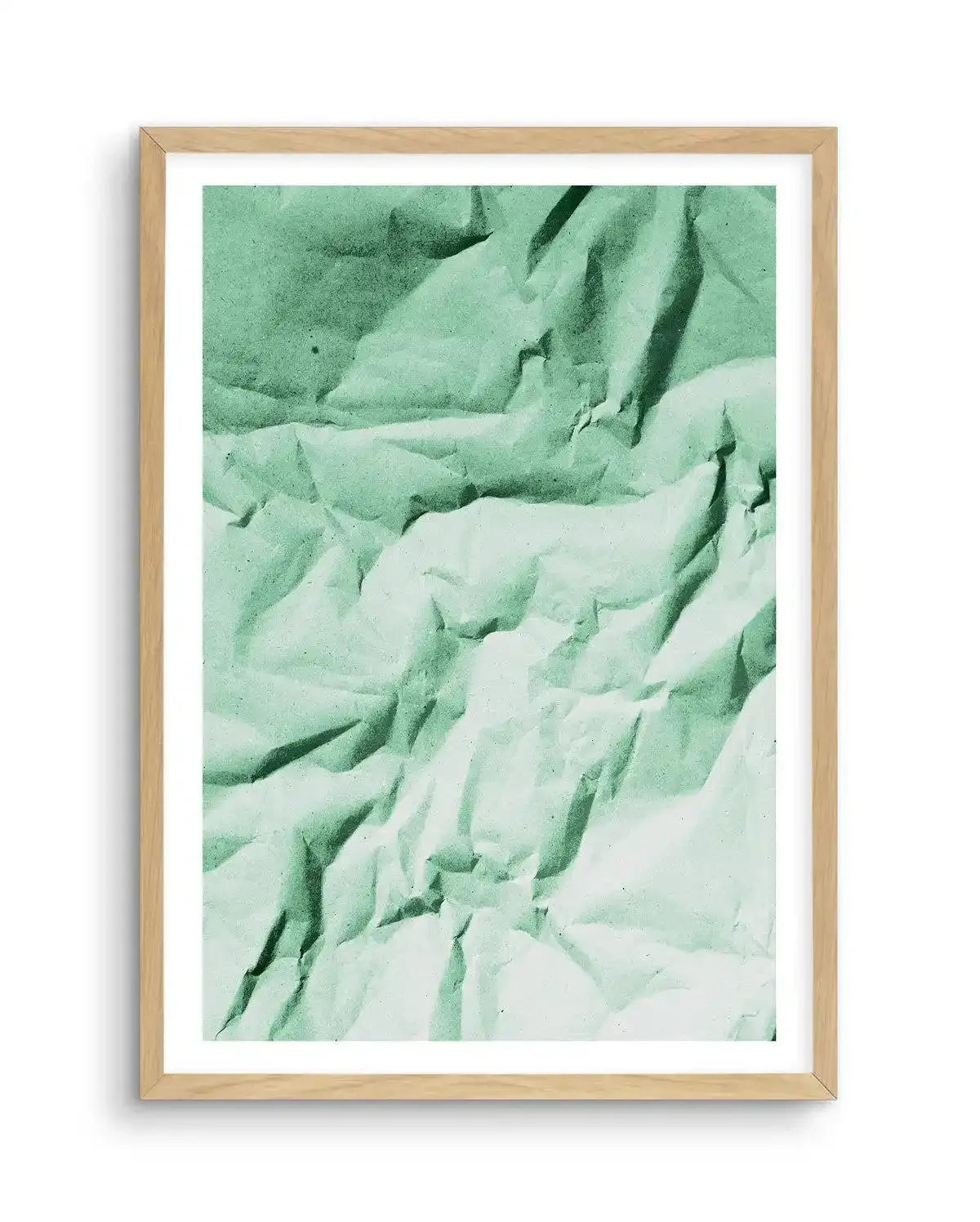Abstract Green Shadows Art Print-PRINT-Olive et Oriel-Olive et Oriel-A4 | 8.3" x 11.7" | 21 x 29.7cm-Oak-With White Border-Buy-Australian-Art-Prints-Online-with-Olive-et-Oriel-Your-Artwork-Specialists-Austrailia-Decorate-With-Coastal-Photo-Wall-Art-Prints-From-Our-Beach-House-Artwork-Collection-Fine-Poster-and-Framed-Artwork