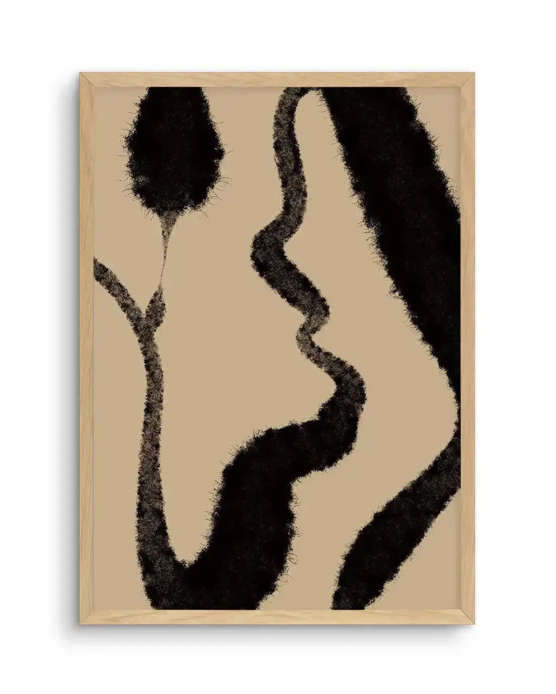 Abstract Khaki II Art Print-PRINT-Olive et Oriel-Olive et Oriel-A5 | 5.8" x 8.3" | 14.8 x 21cm-Oak-With White Border-Buy-Australian-Art-Prints-Online-with-Olive-et-Oriel-Your-Artwork-Specialists-Austrailia-Decorate-With-Coastal-Photo-Wall-Art-Prints-From-Our-Beach-House-Artwork-Collection-Fine-Poster-and-Framed-Artwork