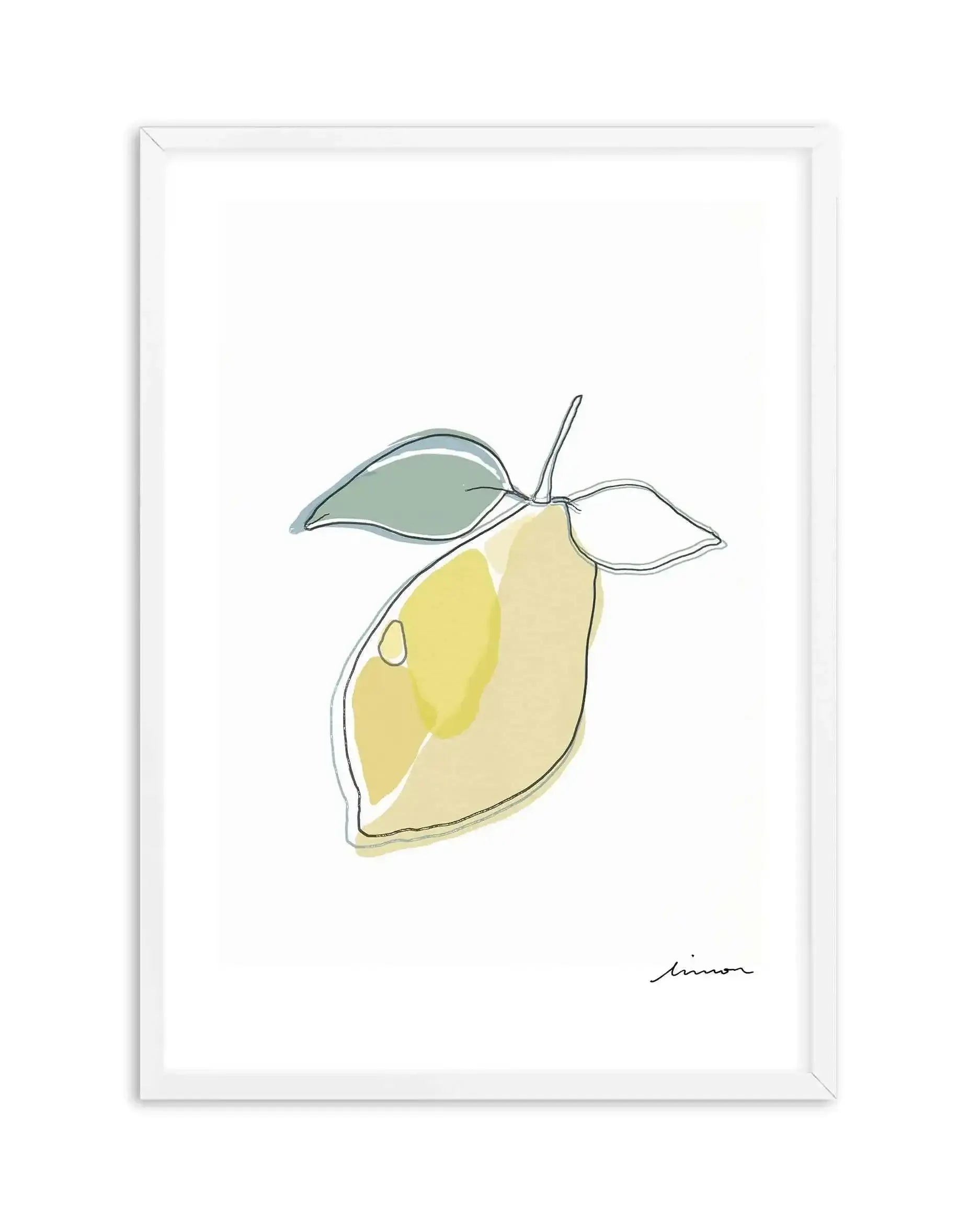 Abstract Limone Art Print-PRINT-Olive et Oriel-Olive et Oriel-A4 | 8.3" x 11.7" | 21 x 29.7cm-White-With White Border-Buy-Australian-Art-Prints-Online-with-Olive-et-Oriel-Your-Artwork-Specialists-Austrailia-Decorate-With-Coastal-Photo-Wall-Art-Prints-From-Our-Beach-House-Artwork-Collection-Fine-Poster-and-Framed-Artwork