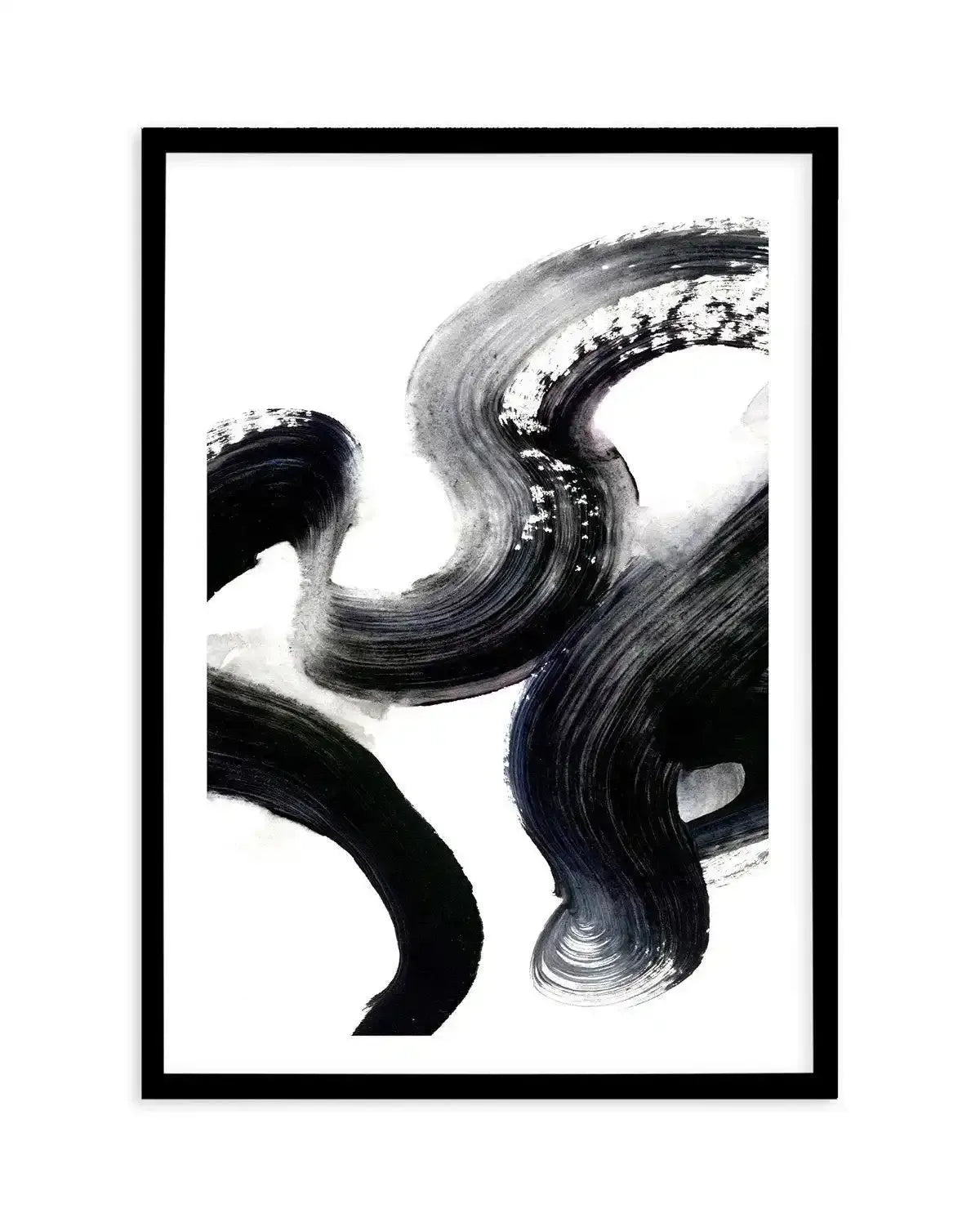 Abstract Lines I Art Print-PRINT-Olive et Oriel-Olive et Oriel-A5 | 5.8" x 8.3" | 14.8 x 21cm-Black-With White Border-Buy-Australian-Art-Prints-Online-with-Olive-et-Oriel-Your-Artwork-Specialists-Austrailia-Decorate-With-Coastal-Photo-Wall-Art-Prints-From-Our-Beach-House-Artwork-Collection-Fine-Poster-and-Framed-Artwork