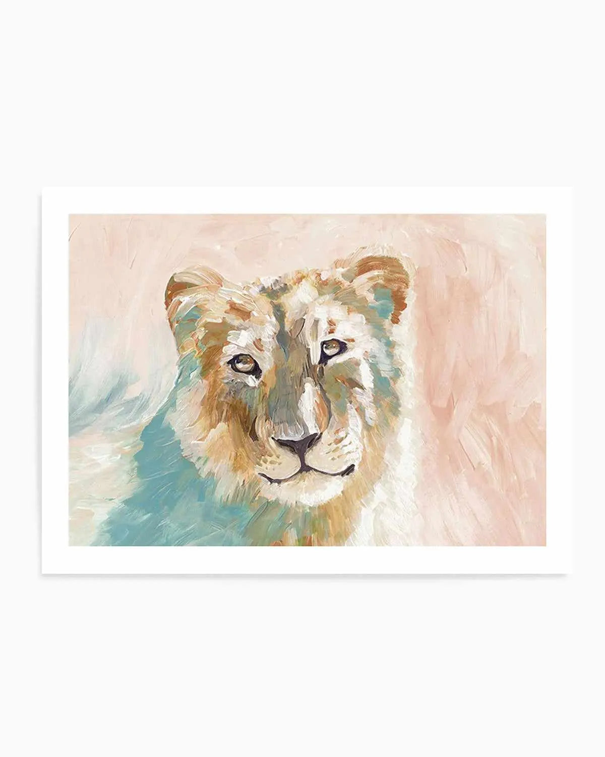 Abstract Lioness Art Print from Olive et Oriel where you can shop wallpaper and artworks online