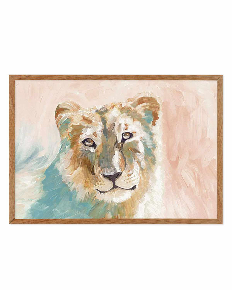 Abstract Lioness Art Print