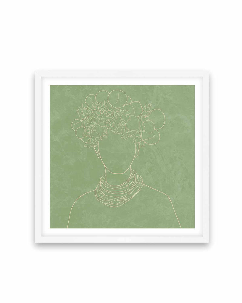 Africa Live Collection Green I Art Print