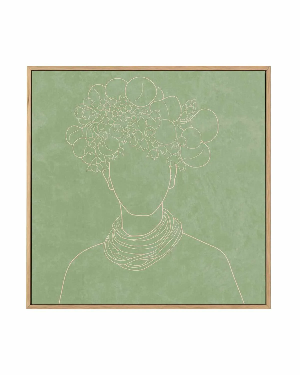 Africa Live Collection Green I | Framed Canvas Art Print from Olive et Oriel where you can shop wallpaper and artworks online