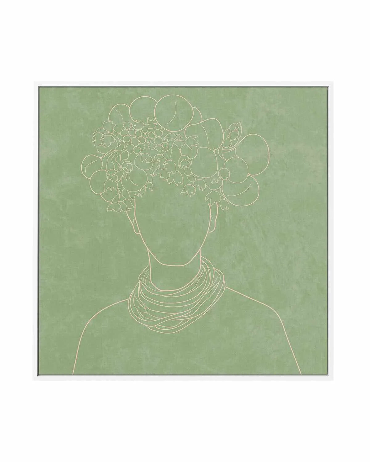 Africa Live Collection Green I | Framed Canvas Art Print from Olive et Oriel where you can shop wallpaper and artworks online