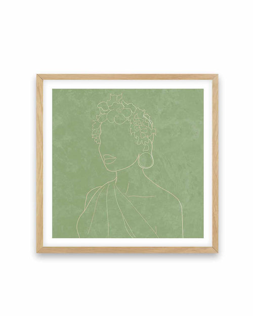 Africa Live Collection Green II Art Print