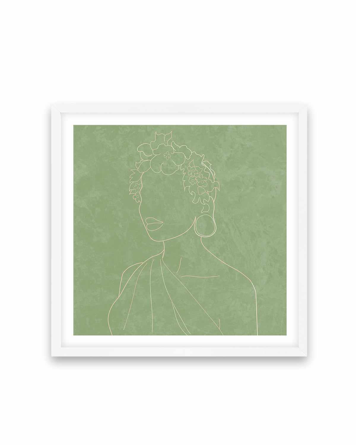 Africa Live Collection Green II Art Print