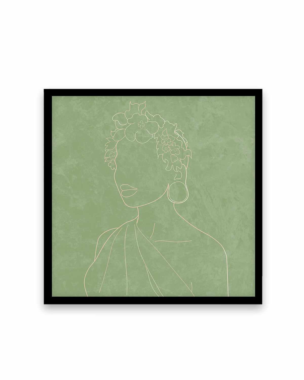 Africa Live Collection Green II Art Print