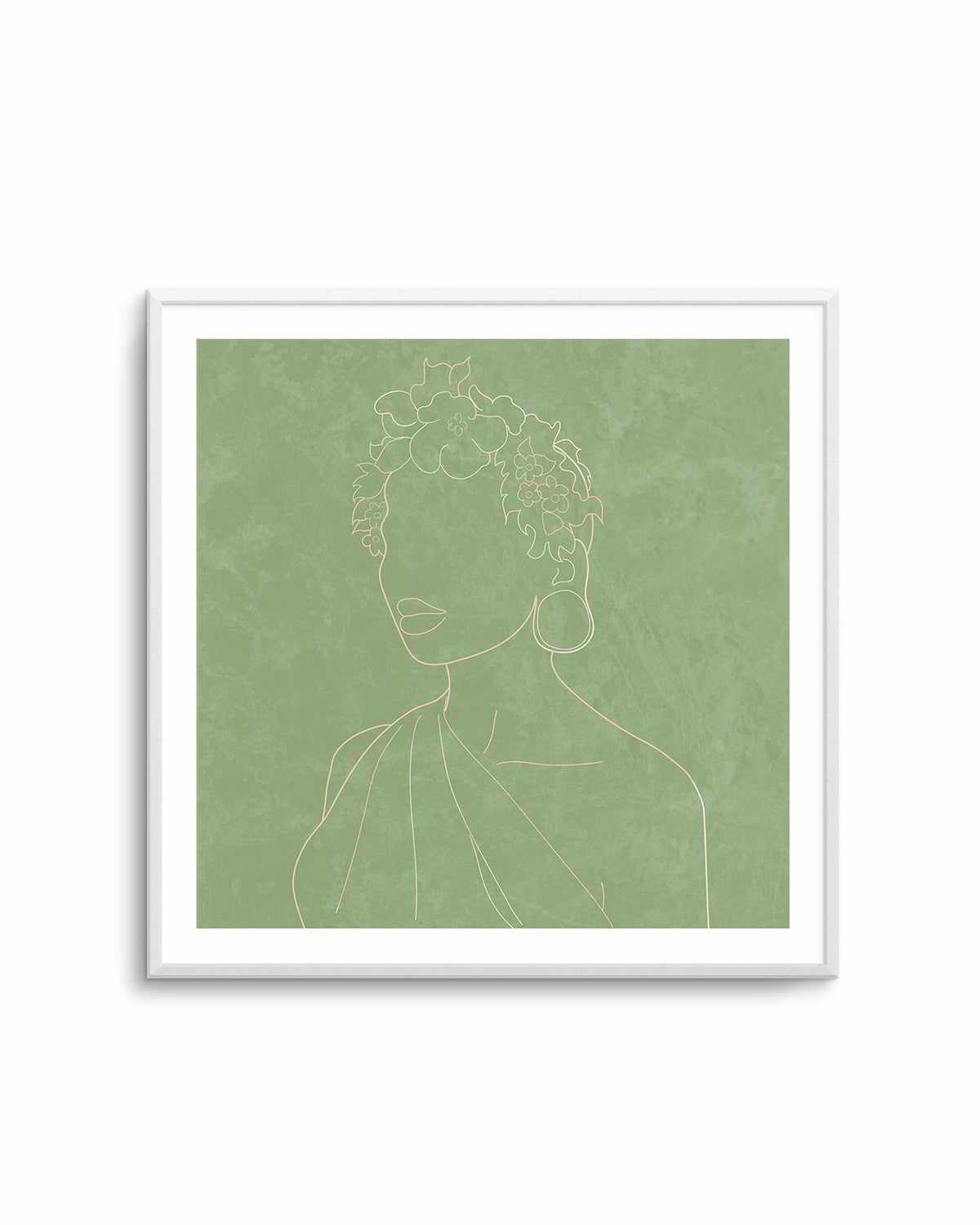 Africa Live Collection Green II Art Print