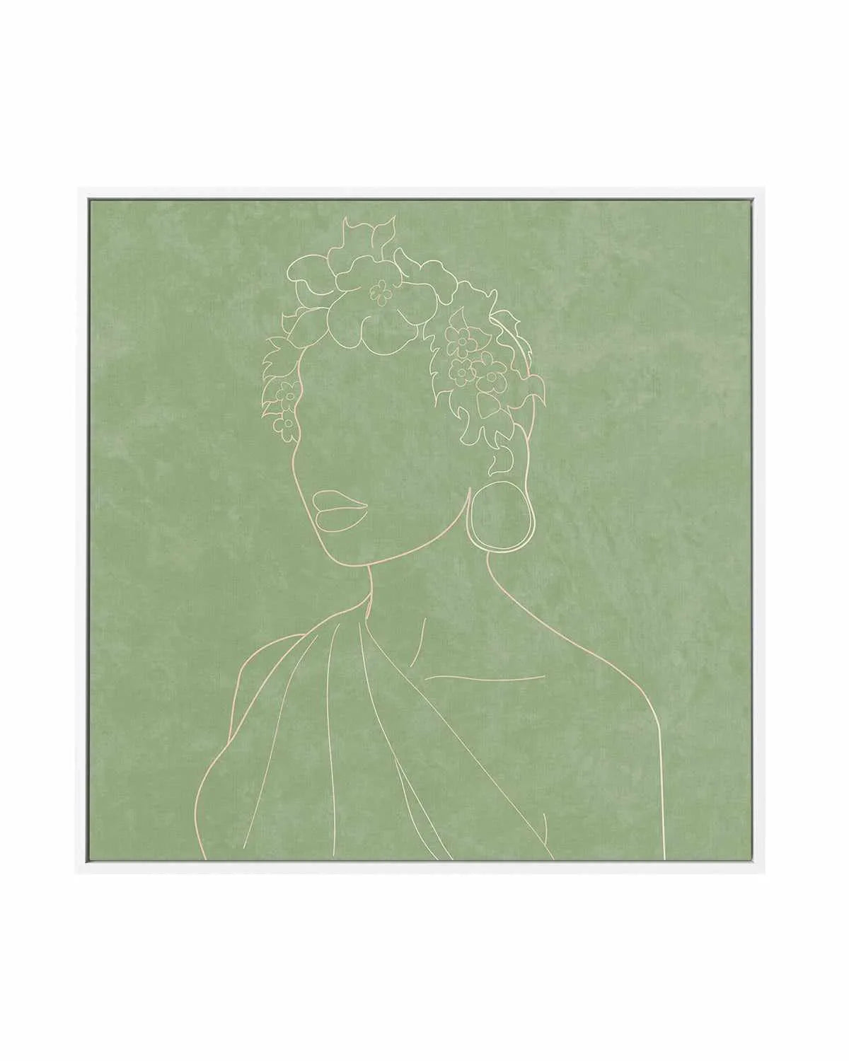 Africa Live Collection Green II | Framed Canvas Art Print from Olive et Oriel where you can shop wallpaper and artworks online
