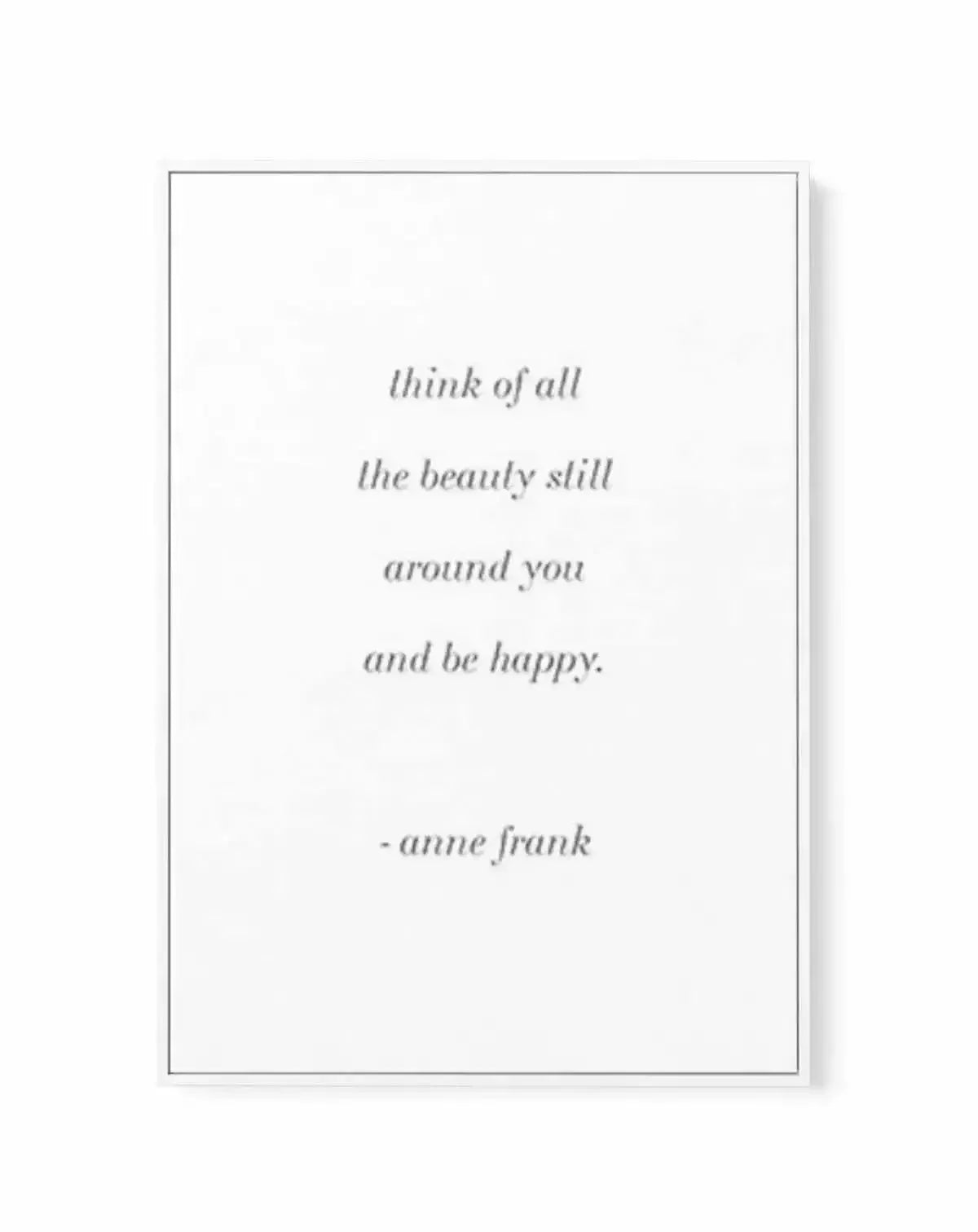 All The Beauty | Framed Canvas-CANVAS-You can shop wall art online with Olive et Oriel for everything from abstract art to fun kids wall art. Our beautiful modern art prints and canvas art are available from large canvas prints to wall art paintings and our proudly Australian artwork collection offers only the highest quality framed large wall art and canvas art Australia - You can buy fashion photography prints or Hampton print posters and paintings on canvas from Olive et Oriel and have them d