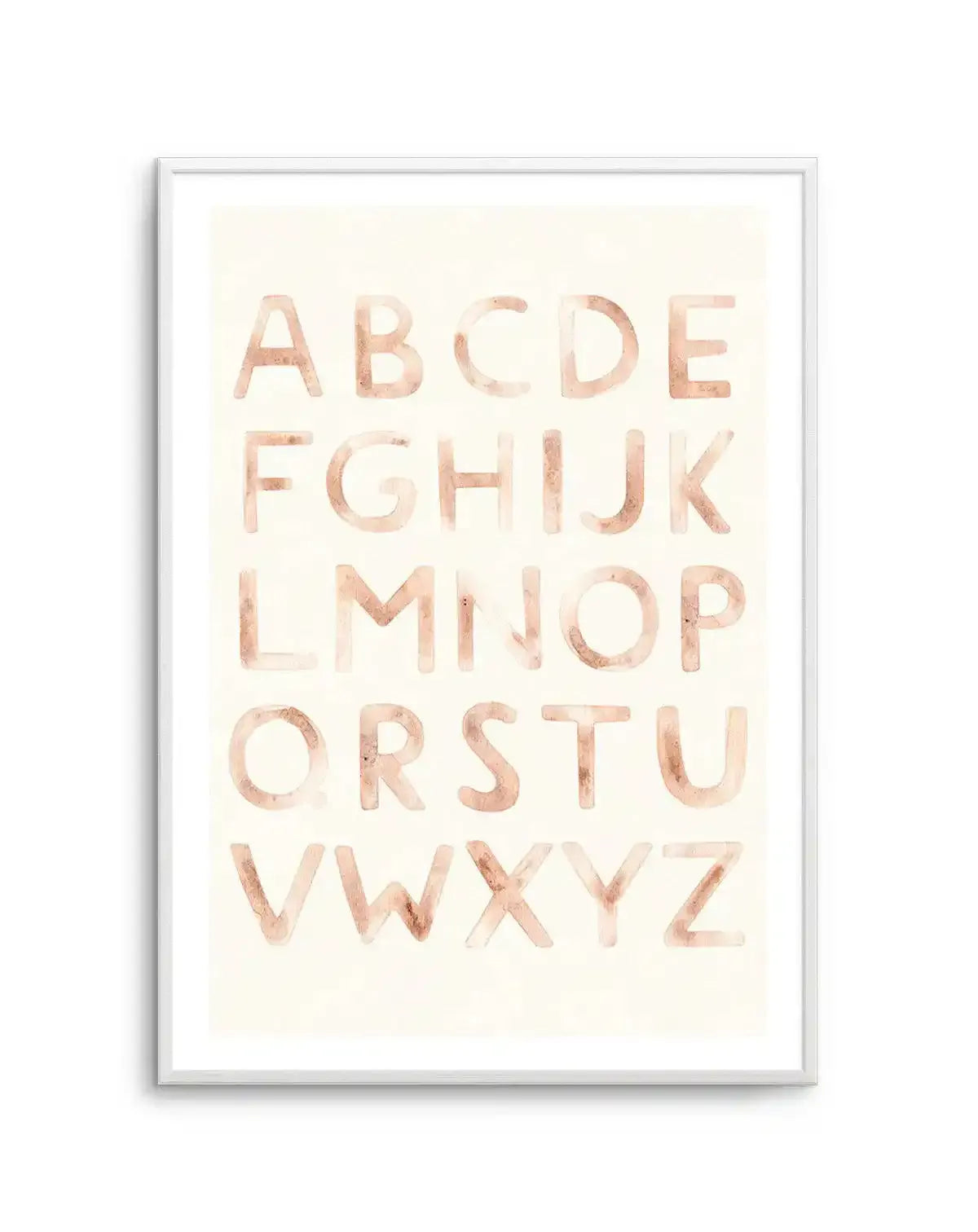 Alphabet Boheme Art Print-PRINT-Olive et Oriel-Olive et Oriel-A5 | 5.8" x 8.3" | 14.8 x 21cm-Unframed Art Print-With White Border-Buy-Australian-Art-Prints-Online-with-Olive-et-Oriel-Your-Artwork-Specialists-Austrailia-Decorate-With-Coastal-Photo-Wall-Art-Prints-From-Our-Beach-House-Artwork-Collection-Fine-Poster-and-Framed-Artwork