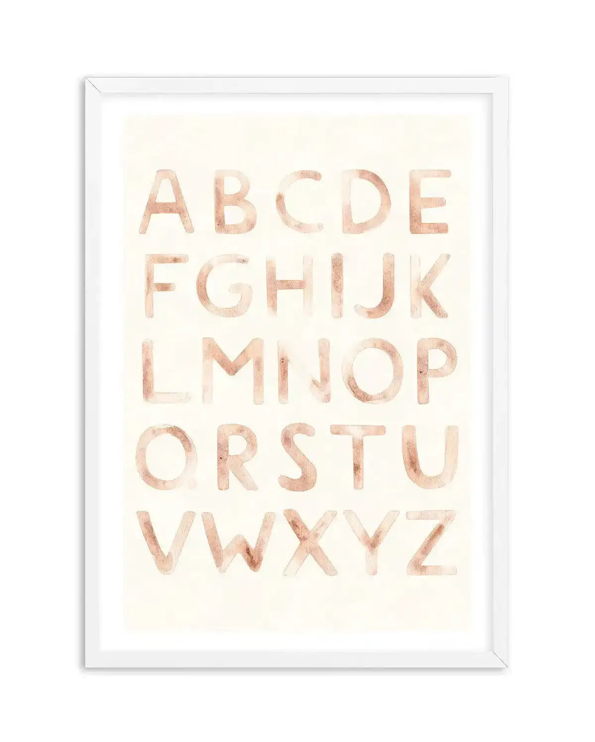 Alphabet Boheme Art Print-PRINT-Olive et Oriel-Olive et Oriel-A5 | 5.8" x 8.3" | 14.8 x 21cm-White-With White Border-Buy-Australian-Art-Prints-Online-with-Olive-et-Oriel-Your-Artwork-Specialists-Austrailia-Decorate-With-Coastal-Photo-Wall-Art-Prints-From-Our-Beach-House-Artwork-Collection-Fine-Poster-and-Framed-Artwork