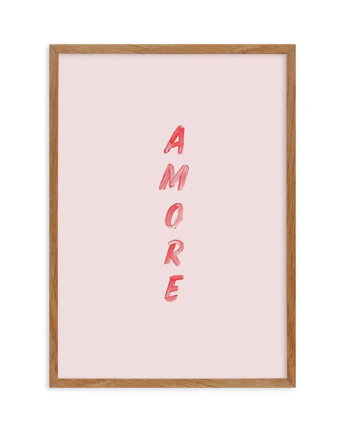 Amore Art Print-PRINT-Olive et Oriel-Olive et Oriel-50x70 cm | 19.6" x 27.5"-Walnut-With White Border-Buy-Australian-Art-Prints-Online-with-Olive-et-Oriel-Your-Artwork-Specialists-Austrailia-Decorate-With-Coastal-Photo-Wall-Art-Prints-From-Our-Beach-House-Artwork-Collection-Fine-Poster-and-Framed-Artwork