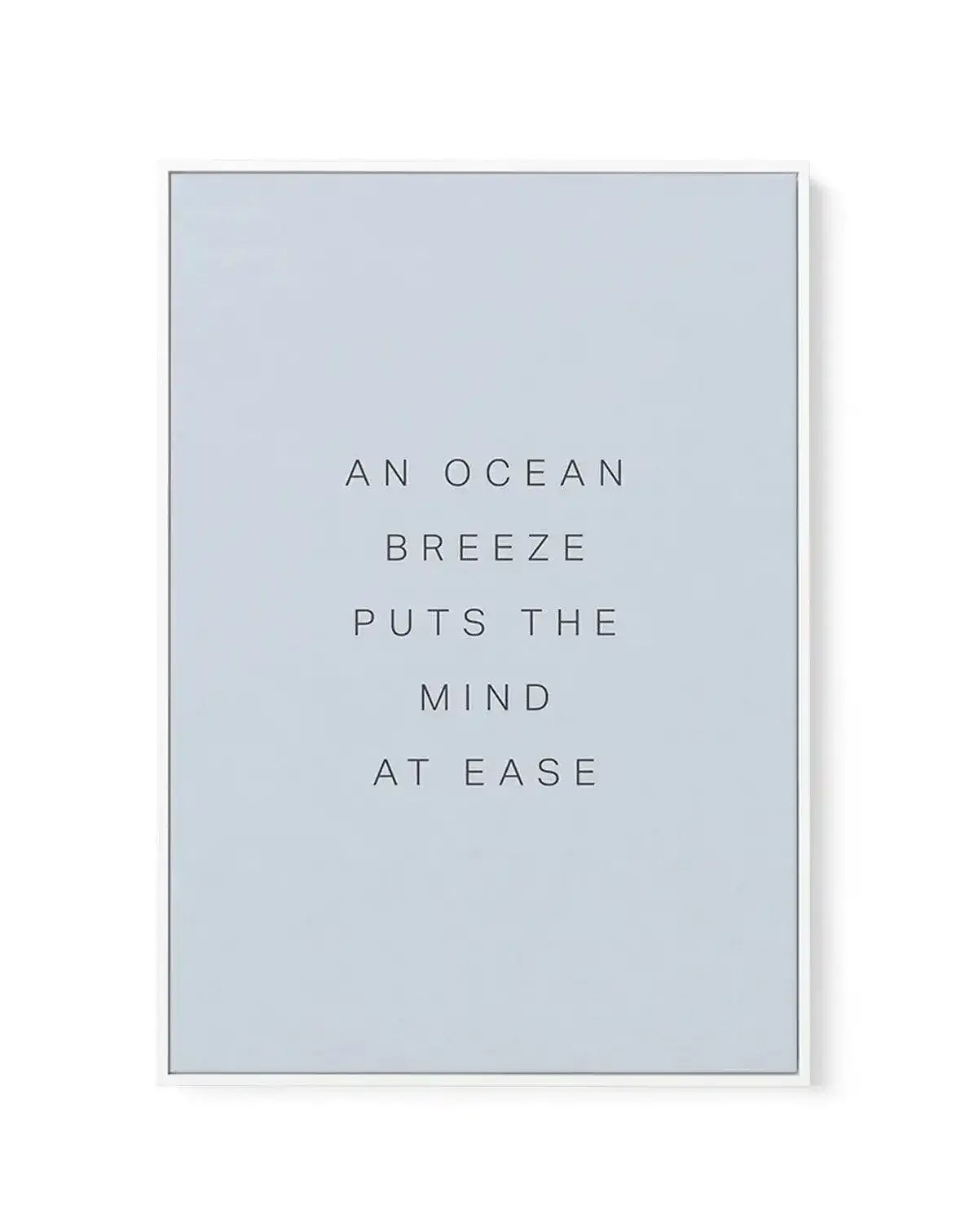 An Ocean Breeze | Framed Canvas-CANVAS-You can shop wall art online with Olive et Oriel for everything from abstract art to fun kids wall art. Our beautiful modern art prints and canvas art are available from large canvas prints to wall art paintings and our proudly Australian artwork collection offers only the highest quality framed large wall art and canvas art Australia - You can buy fashion photography prints or Hampton print posters and paintings on canvas from Olive et Oriel and have them 