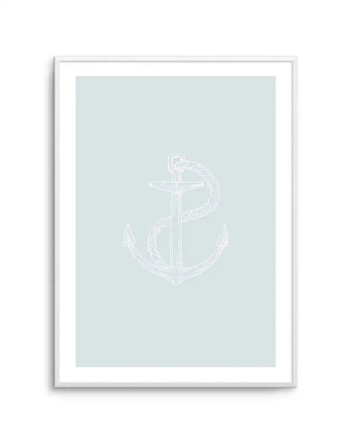 Anchor | 2 Colour Options Art Print-PRINT-Olive et Oriel-Olive et Oriel-A5 | 5.8" x 8.3" | 14.8 x 21cm-Unframed Art Print-With White Border-Buy-Australian-Art-Prints-Online-with-Olive-et-Oriel-Your-Artwork-Specialists-Austrailia-Decorate-With-Coastal-Photo-Wall-Art-Prints-From-Our-Beach-House-Artwork-Collection-Fine-Poster-and-Framed-Artwork