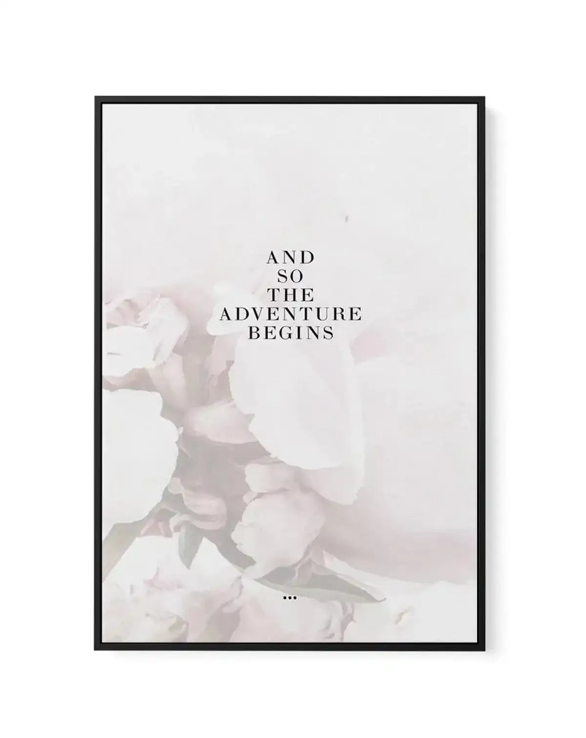 And So The Adventure Begins... | Framed Canvas-CANVAS-You can shop wall art online with Olive et Oriel for everything from abstract art to fun kids wall art. Our beautiful modern art prints and canvas art are available from large canvas prints to wall art paintings and our proudly Australian artwork collection offers only the highest quality framed large wall art and canvas art Australia - You can buy fashion photography prints or Hampton print posters and paintings on canvas from Olive et Oriel