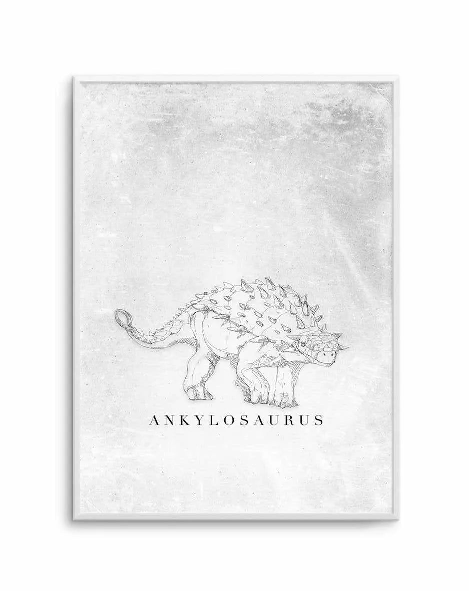 Ankylosaurus PT | Dinosaur Collection Art Print-PRINT-Olive et Oriel-Olive et Oriel-A5 | 5.8" x 8.3" | 14.8 x 21cm-Unframed Art Print-With White Border-Buy-Australian-Art-Prints-Online-with-Olive-et-Oriel-Your-Artwork-Specialists-Austrailia-Decorate-With-Coastal-Photo-Wall-Art-Prints-From-Our-Beach-House-Artwork-Collection-Fine-Poster-and-Framed-Artwork