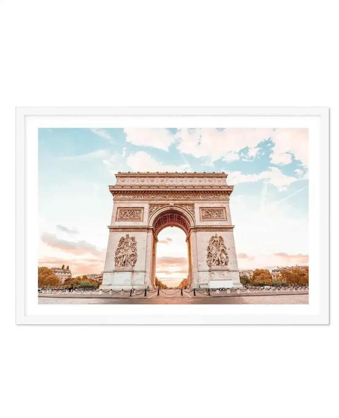 Arc De Triomphe, Champs-Elysees | Paris Art Print-PRINT-Olive et Oriel-Olive et Oriel-A5 | 5.8" x 8.3" | 14.8 x 21cm-White-With White Border-Buy-Australian-Art-Prints-Online-with-Olive-et-Oriel-Your-Artwork-Specialists-Austrailia-Decorate-With-Coastal-Photo-Wall-Art-Prints-From-Our-Beach-House-Artwork-Collection-Fine-Poster-and-Framed-Artwork