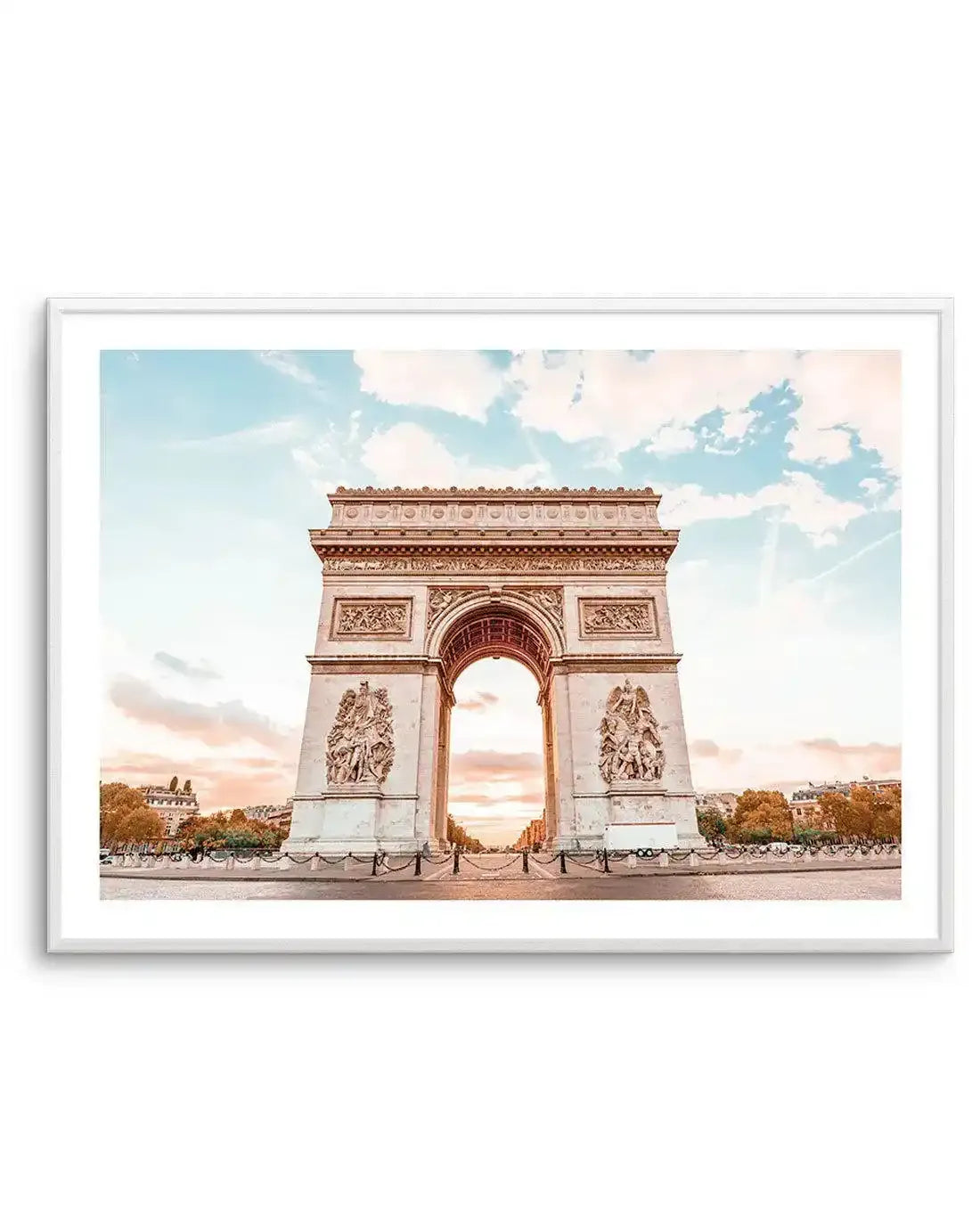 Arc De Triomphe, Champs-Elysees | Paris Art Print-PRINT-Olive et Oriel-Olive et Oriel-A5 | 5.8" x 8.3" | 14.8 x 21cm-Unframed Art Print-With White Border-Buy-Australian-Art-Prints-Online-with-Olive-et-Oriel-Your-Artwork-Specialists-Austrailia-Decorate-With-Coastal-Photo-Wall-Art-Prints-From-Our-Beach-House-Artwork-Collection-Fine-Poster-and-Framed-Artwork