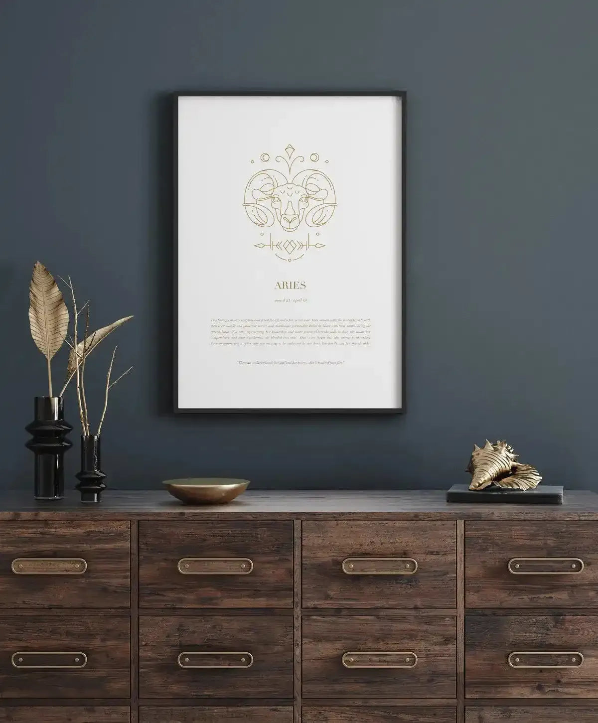 Aries | Celestial Zodiac Art Print-PRINT-Olive et Oriel-Olive et Oriel-Buy-Australian-Art-Prints-Online-with-Olive-et-Oriel-Your-Artwork-Specialists-Austrailia-Decorate-With-Coastal-Photo-Wall-Art-Prints-From-Our-Beach-House-Artwork-Collection-Fine-Poster-and-Framed-Artwork