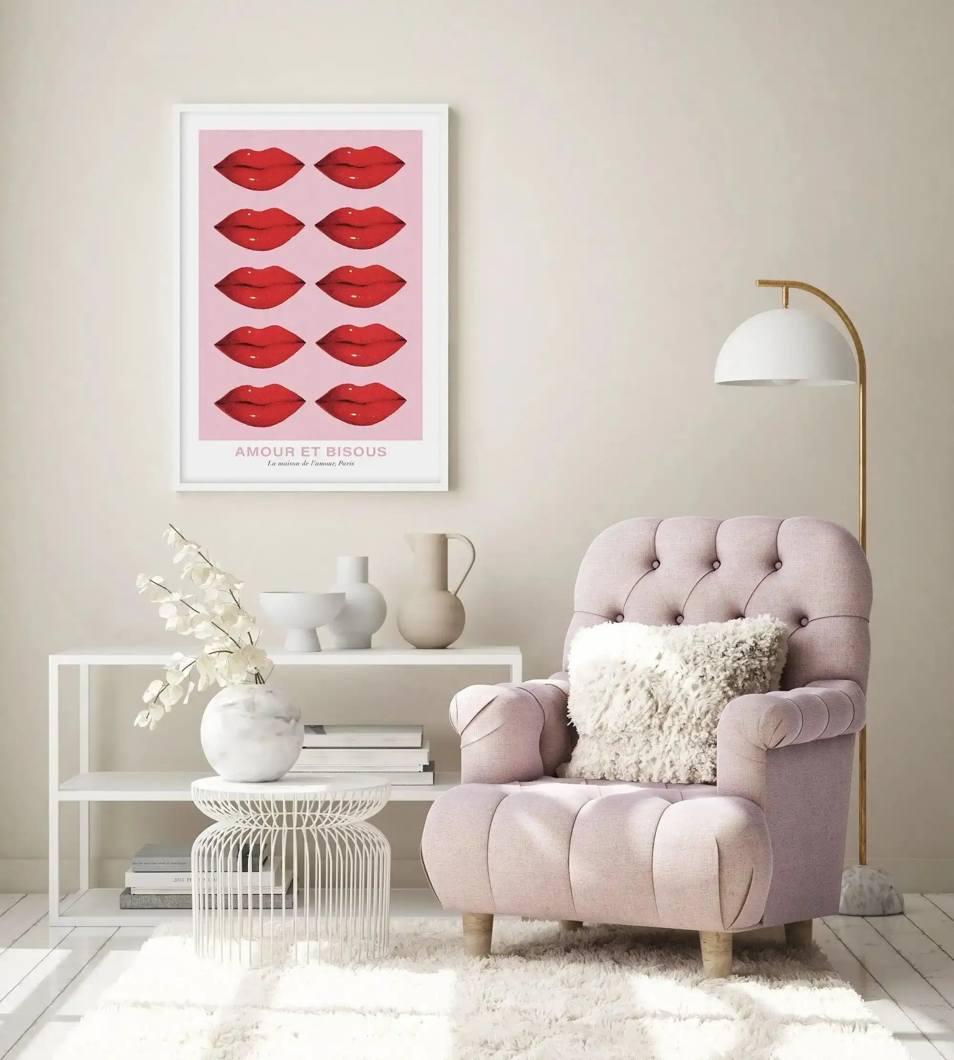 Amour et Bisous Art Print-PRINT-Olive et Oriel-Olive et Oriel-Buy-Australian-Art-Prints-Online-with-Olive-et-Oriel-Your-Artwork-Specialists-Austrailia-Decorate-With-Coastal-Photo-Wall-Art-Prints-From-Our-Beach-House-Artwork-Collection-Fine-Poster-and-Framed-Artwork