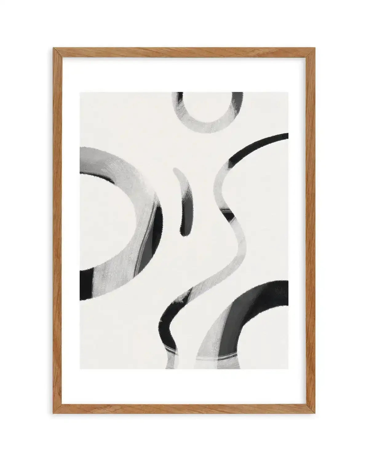 Arrondi I Art Print-PRINT-Olive et Oriel-Olive et Oriel-50x70 cm | 19.6" x 27.5"-Walnut-With White Border-Buy-Australian-Art-Prints-Online-with-Olive-et-Oriel-Your-Artwork-Specialists-Austrailia-Decorate-With-Coastal-Photo-Wall-Art-Prints-From-Our-Beach-House-Artwork-Collection-Fine-Poster-and-Framed-Artwork