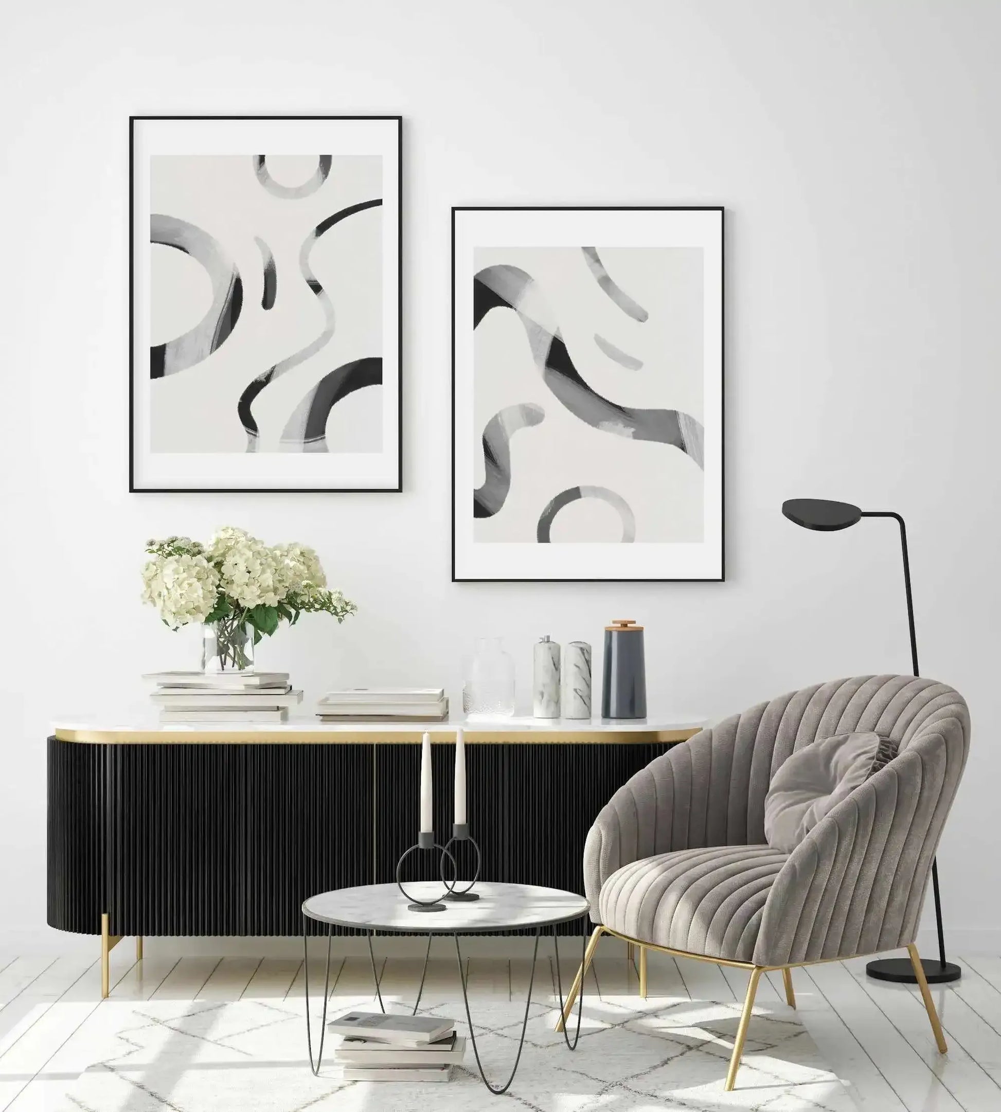 Arrondi II Art Print-PRINT-Olive et Oriel-Olive et Oriel-Buy-Australian-Art-Prints-Online-with-Olive-et-Oriel-Your-Artwork-Specialists-Austrailia-Decorate-With-Coastal-Photo-Wall-Art-Prints-From-Our-Beach-House-Artwork-Collection-Fine-Poster-and-Framed-Artwork