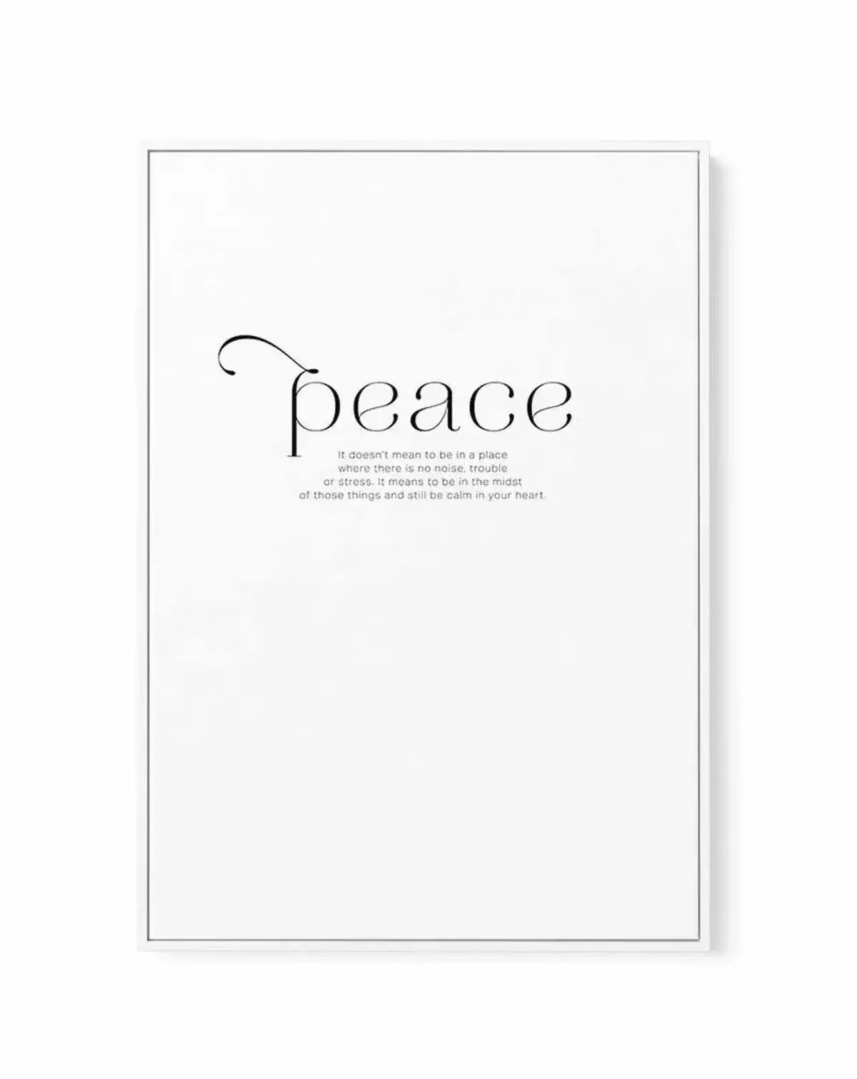 At Peace | Framed Canvas-CANVAS-You can shop wall art online with Olive et Oriel for everything from abstract art to fun kids wall art. Our beautiful modern art prints and canvas art are available from large canvas prints to wall art paintings and our proudly Australian artwork collection offers only the highest quality framed large wall art and canvas art Australia - You can buy fashion photography prints or Hampton print posters and paintings on canvas from Olive et Oriel and have them deliver