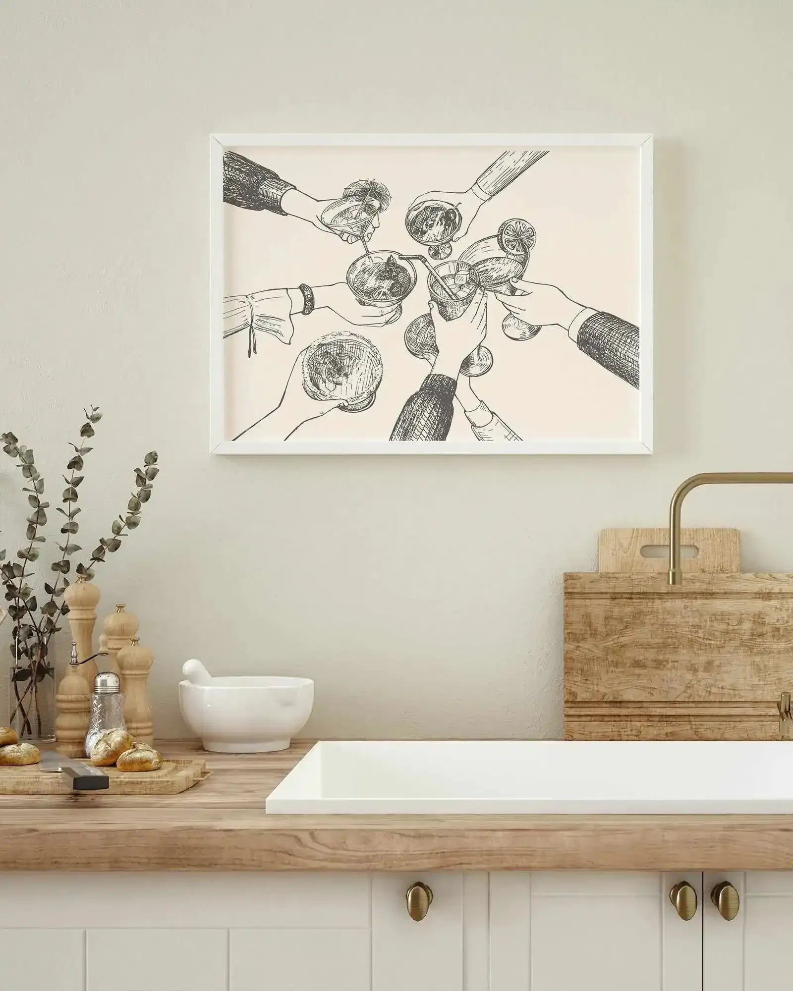 At The Bar Art Print-PRINT-Olive et Oriel-Olive et Oriel-Buy-Australian-Art-Prints-Online-with-Olive-et-Oriel-Your-Artwork-Specialists-Austrailia-Decorate-With-Coastal-Photo-Wall-Art-Prints-From-Our-Beach-House-Artwork-Collection-Fine-Poster-and-Framed-Artwork