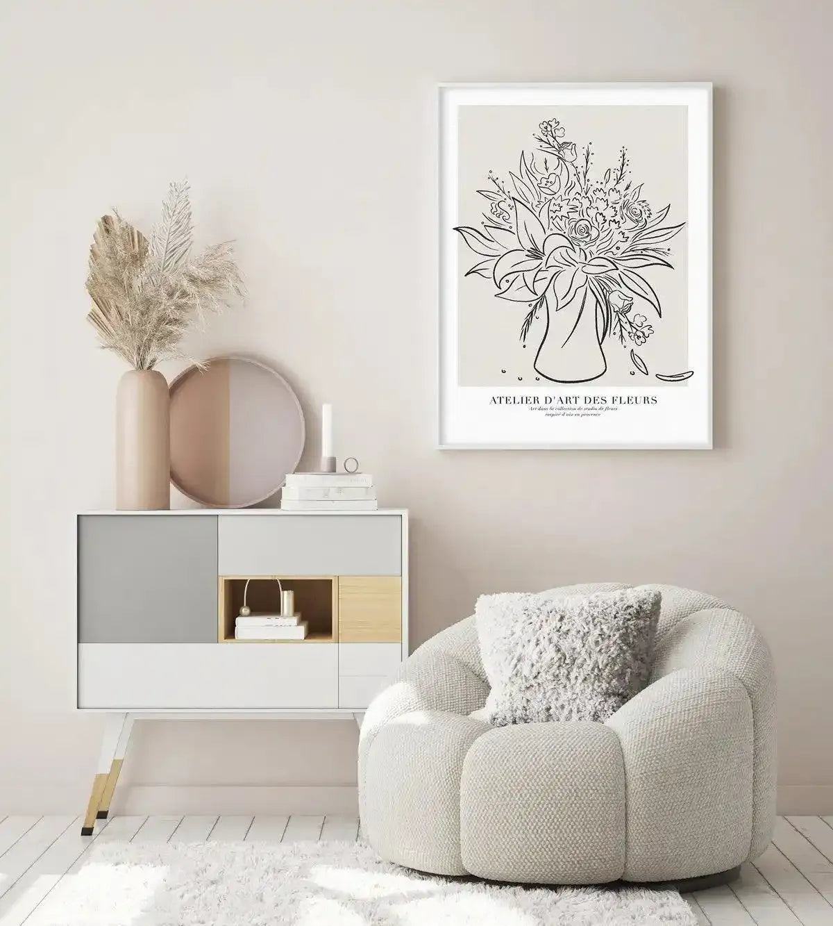 Atelier D'art Des Fleurs Art Print-PRINT-Olive et Oriel-Olive et Oriel-Buy-Australian-Art-Prints-Online-with-Olive-et-Oriel-Your-Artwork-Specialists-Austrailia-Decorate-With-Coastal-Photo-Wall-Art-Prints-From-Our-Beach-House-Artwork-Collection-Fine-Poster-and-Framed-Artwork