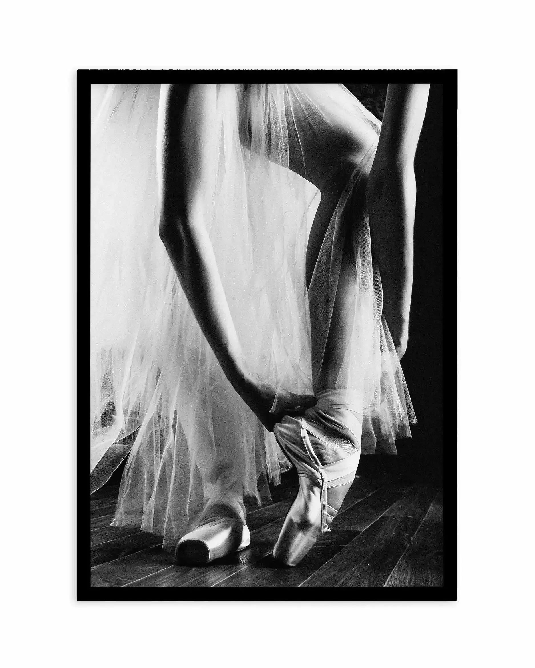 Ballerina I Art Print-PRINT-Olive et Oriel-Olive et Oriel-A5 | 5.8" x 8.3" | 14.8 x 21cm-Black-With White Border-Buy-Australian-Art-Prints-Online-with-Olive-et-Oriel-Your-Artwork-Specialists-Austrailia-Decorate-With-Coastal-Photo-Wall-Art-Prints-From-Our-Beach-House-Artwork-Collection-Fine-Poster-and-Framed-Artwork
