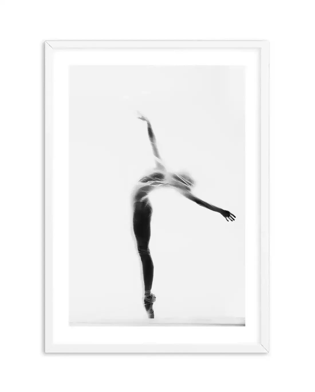 Ballerina Silhouette I Art Print-PRINT-Olive et Oriel-Olive et Oriel-A5 | 5.8" x 8.3" | 14.8 x 21cm-White-With White Border-Buy-Australian-Art-Prints-Online-with-Olive-et-Oriel-Your-Artwork-Specialists-Austrailia-Decorate-With-Coastal-Photo-Wall-Art-Prints-From-Our-Beach-House-Artwork-Collection-Fine-Poster-and-Framed-Artwork