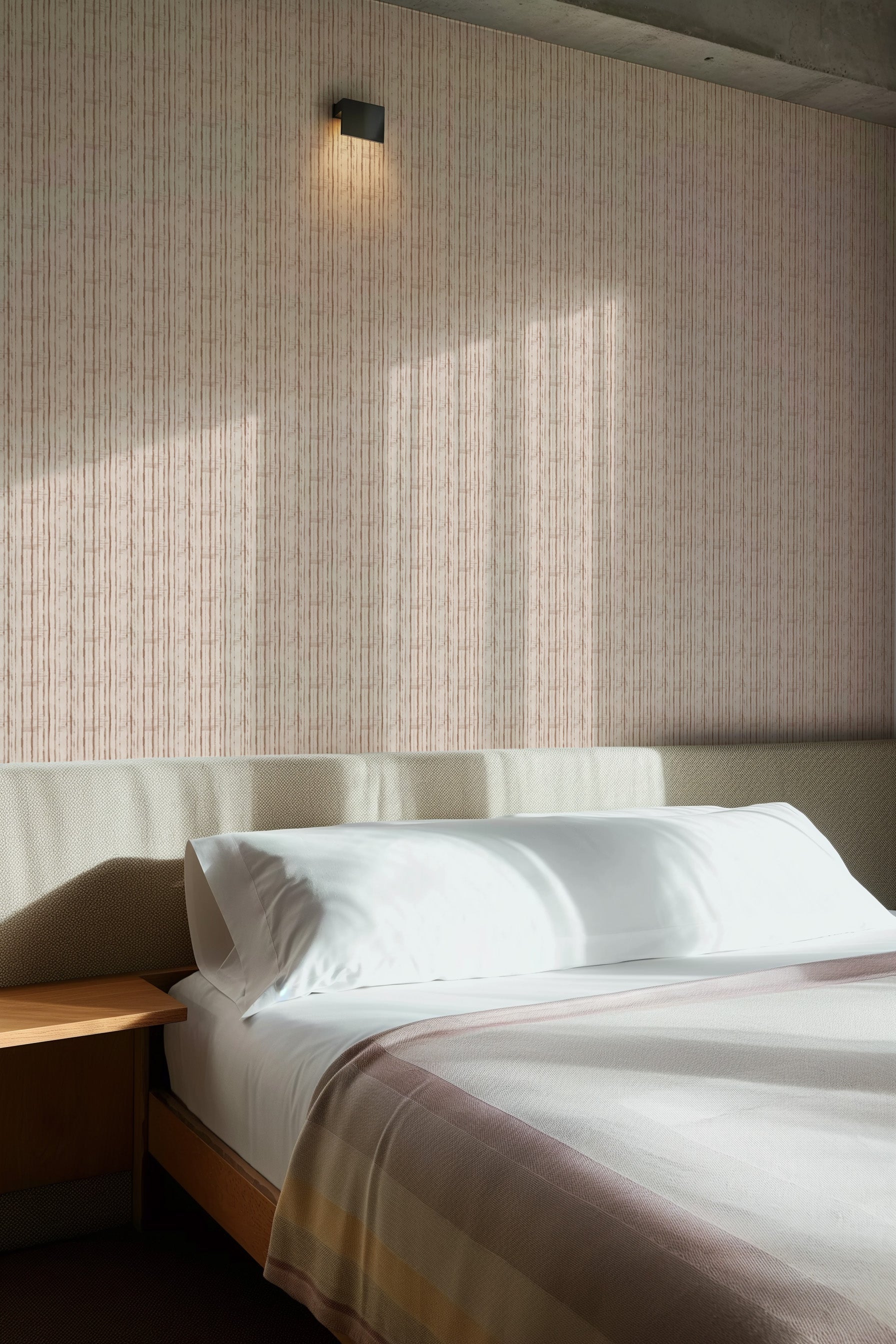 Balmain in Chocolate Brown Commercial Vinyl Wallcovering-Commercial Wallcoverings-Olive et Oriel-Luxury commercial-grade embossed and textured vinyl wallcovering durable fire-rated washable stain-resistant and customizable perfect for hotels offices retail childcare healthcare and hospital spaces vinyl wallpaper