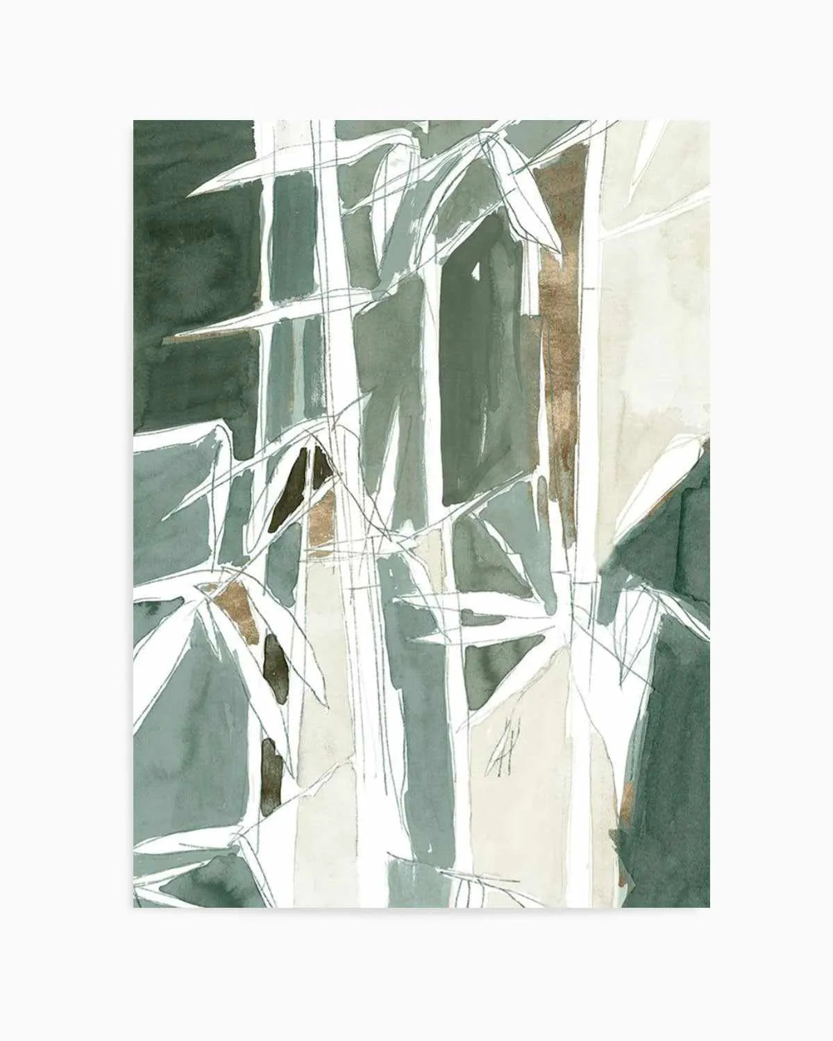 Bamboo Abstract I Art Print from Olive et Oriel where you can shop wallpaper and artworks online