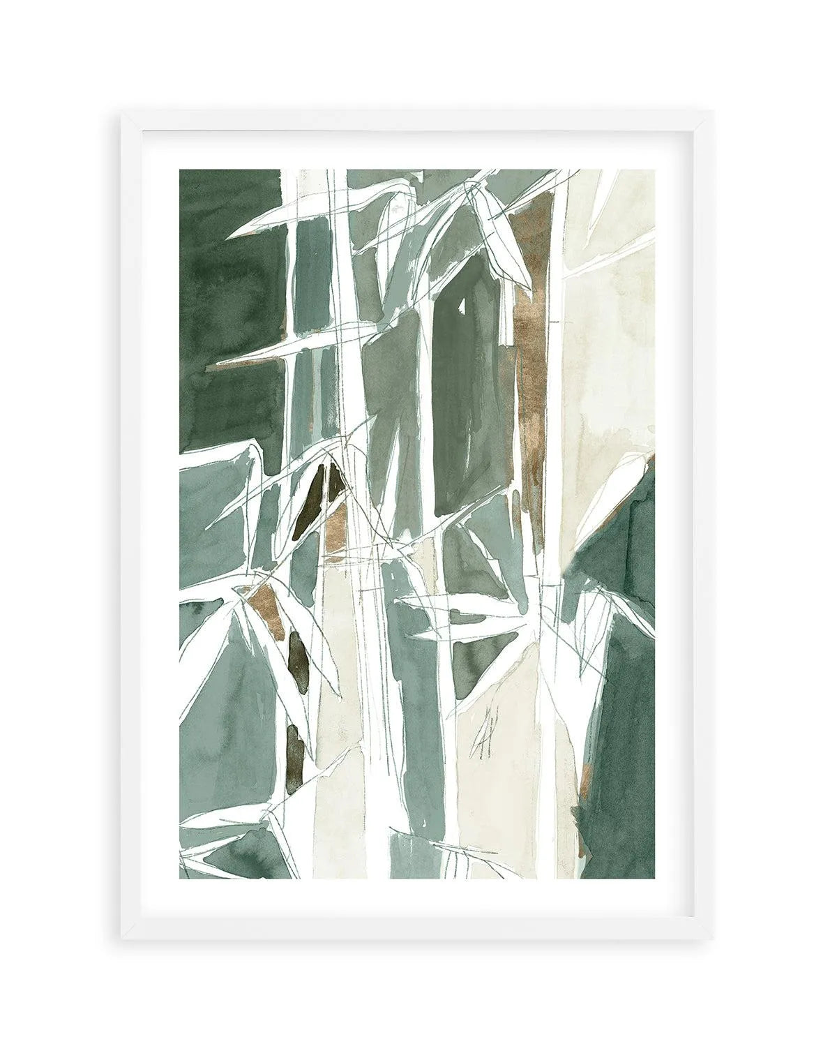 Bamboo Abstract I Art Print from Olive et Oriel where you can shop wallpaper and artworks online