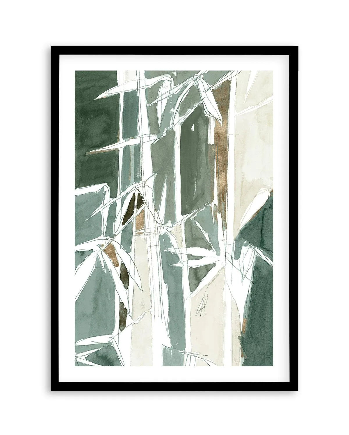 Bamboo Abstract I Art Print from Olive et Oriel where you can shop wallpaper and artworks online