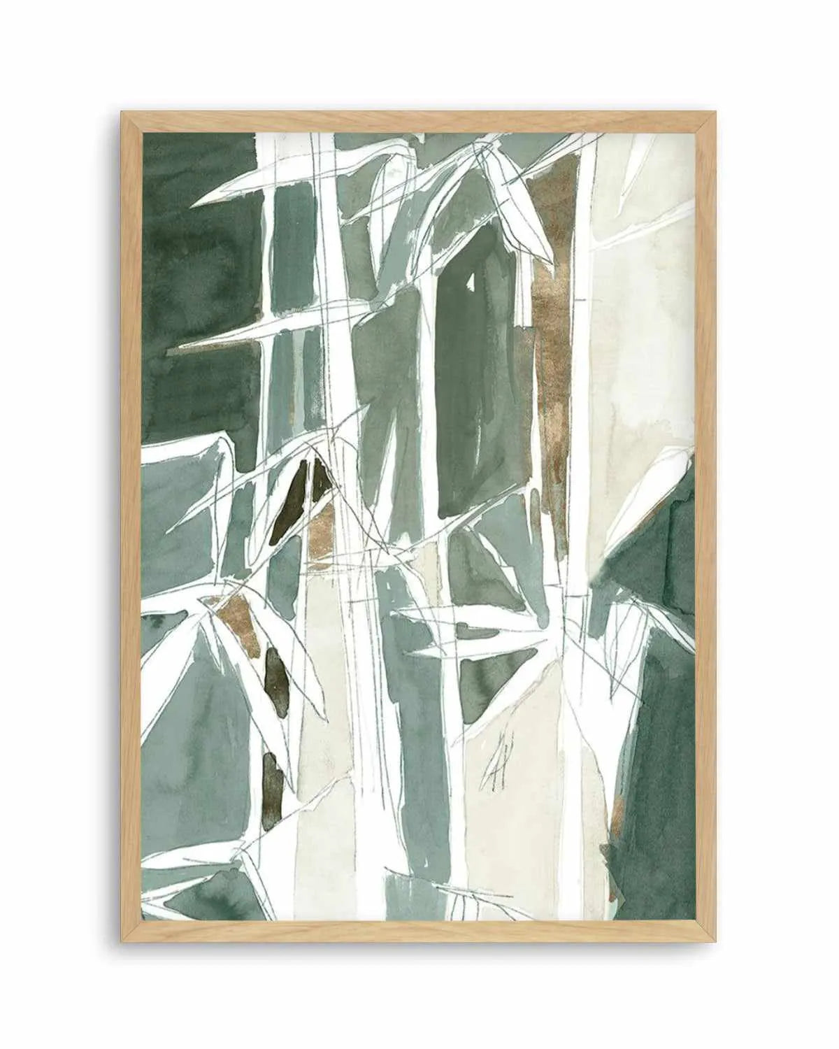 Bamboo Abstract I Art Print from Olive et Oriel where you can shop wallpaper and artworks online